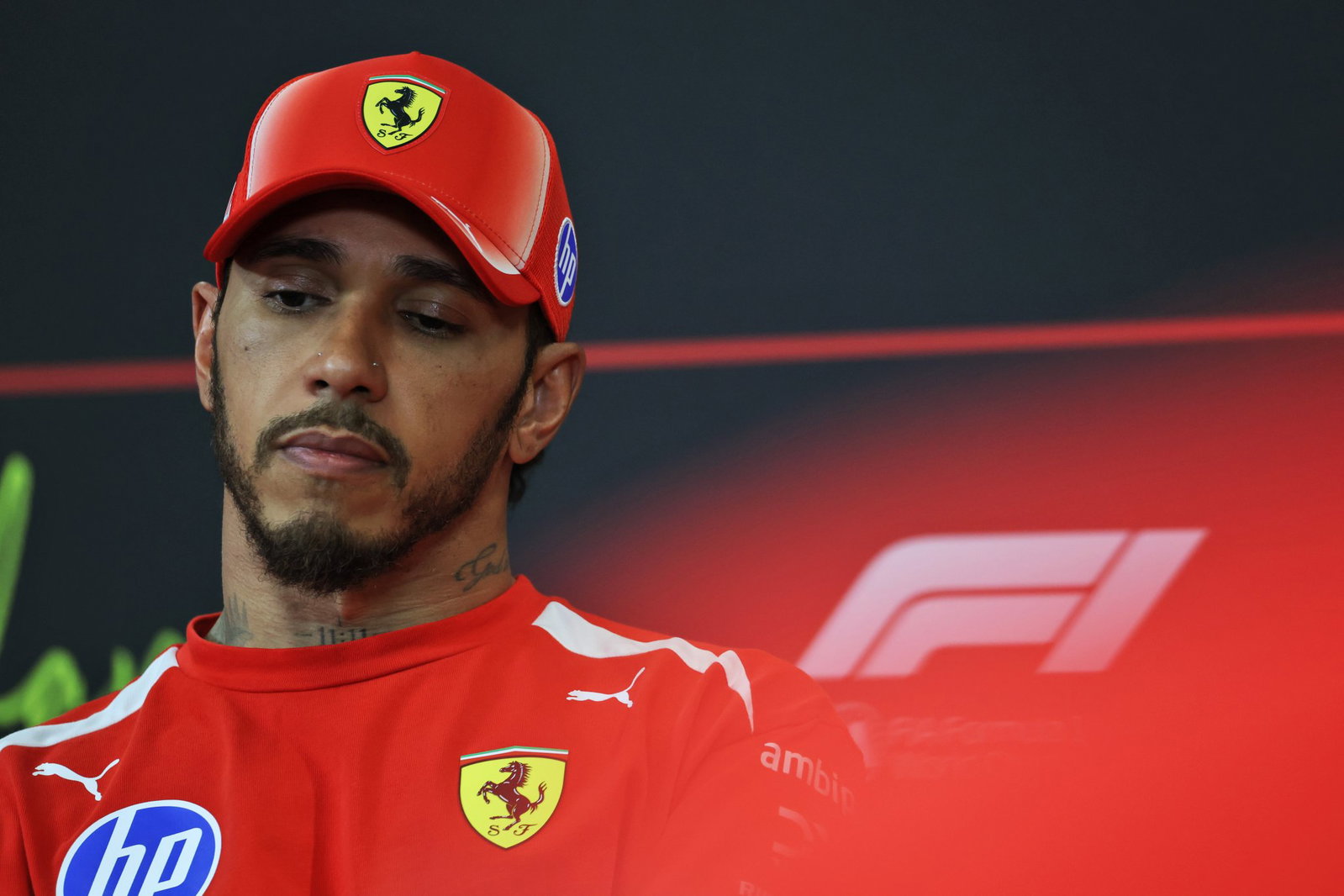 Hamilton was not in high spirits after qualifying in Hungary
