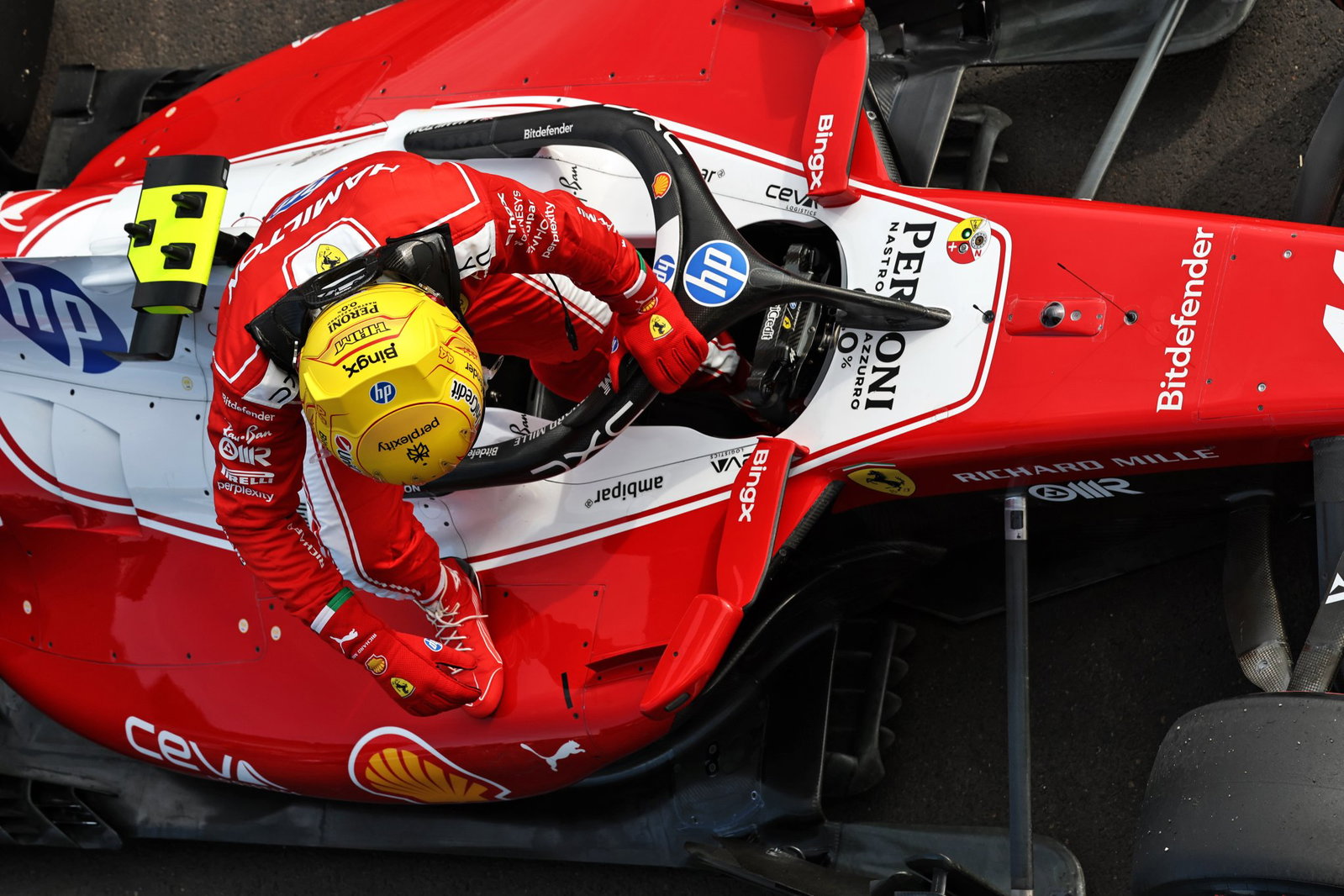 Hamilton picked up another penalty in Hungary 