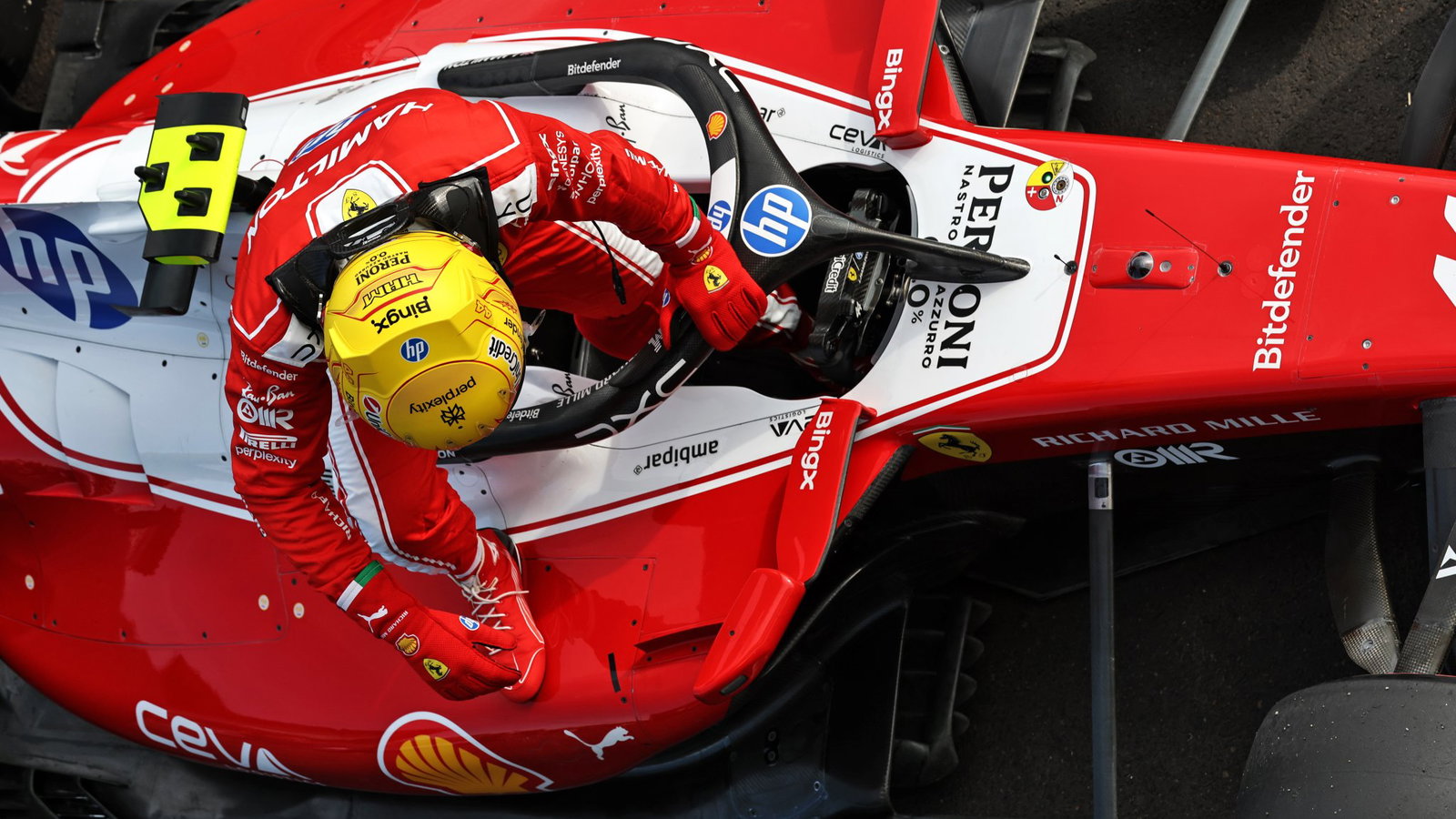 Hamilton picked up another penalty in Hungary