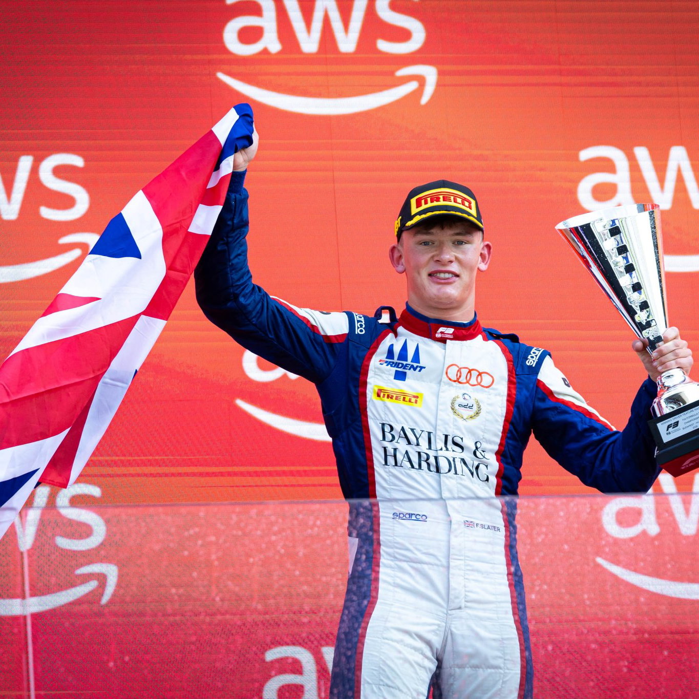 Freddie Slater on top in F3