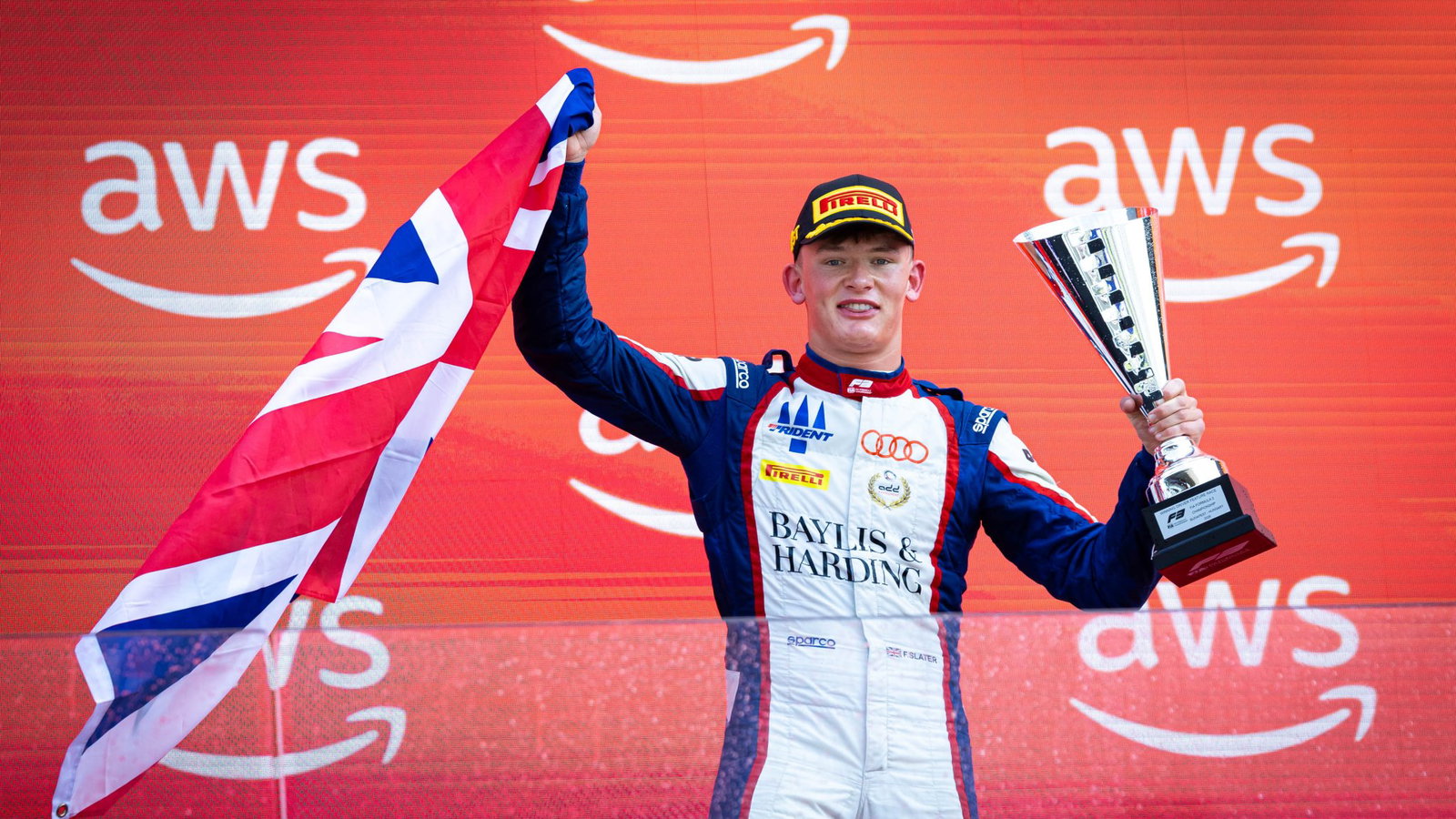 Freddie Slater on top in F3