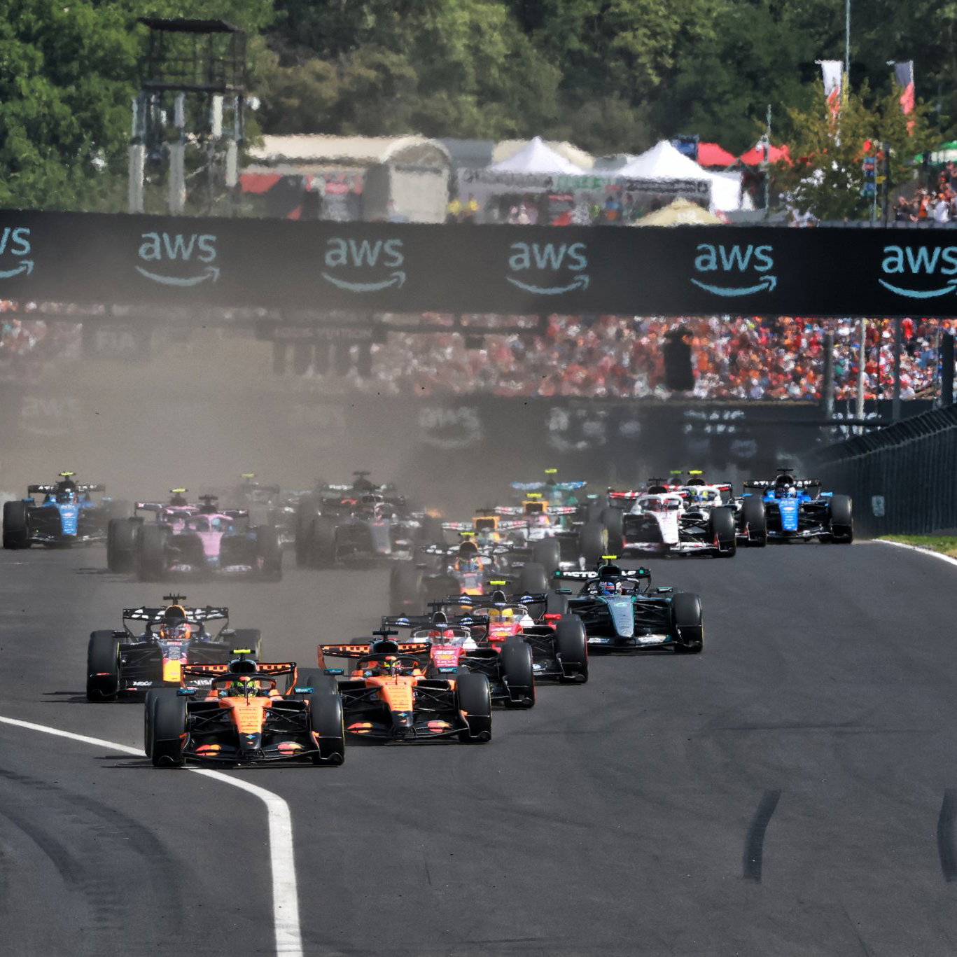 Start of the 2026 Hungarian Grand Prix