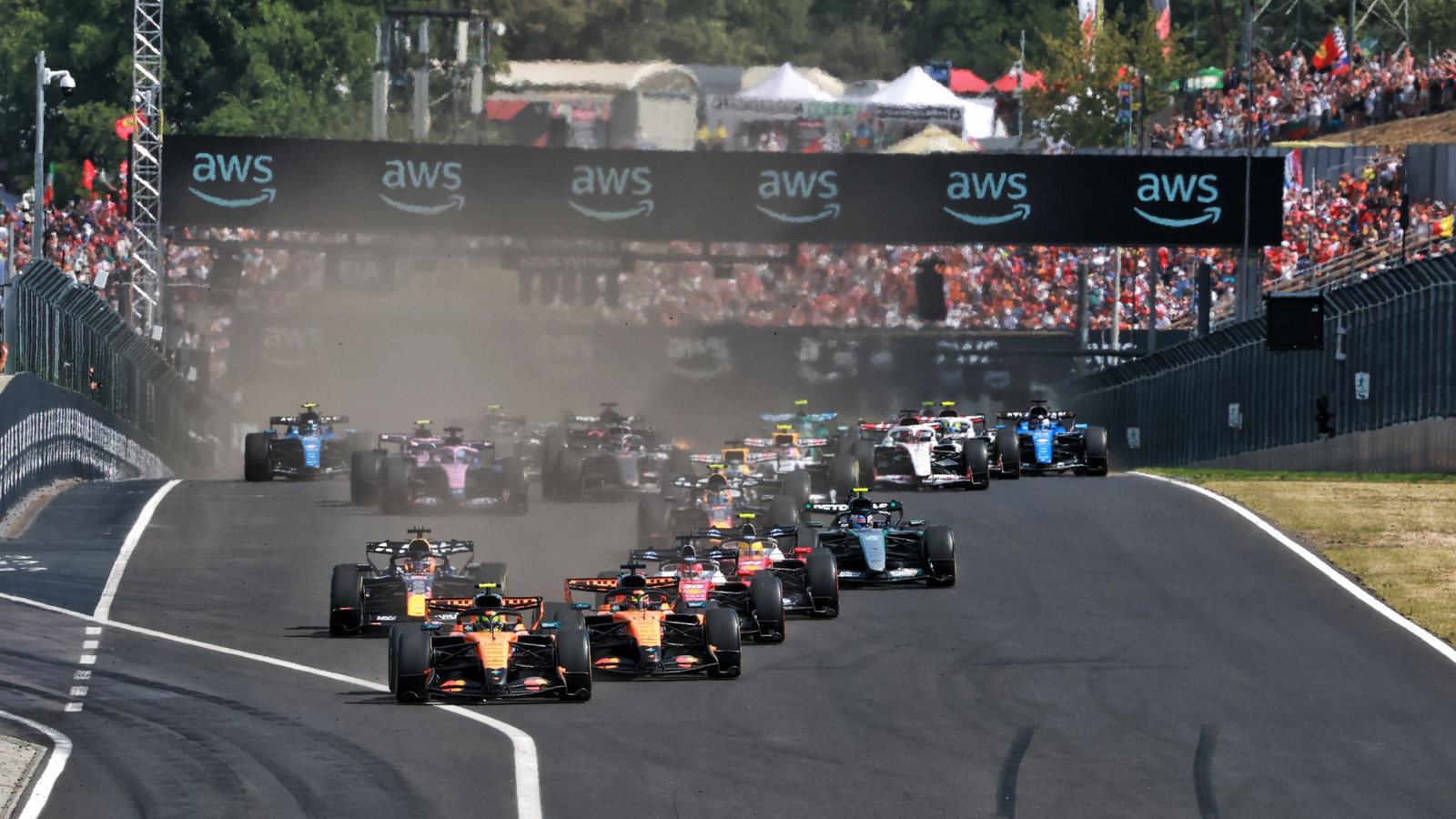 Start of the 2026 Hungarian Grand Prix
