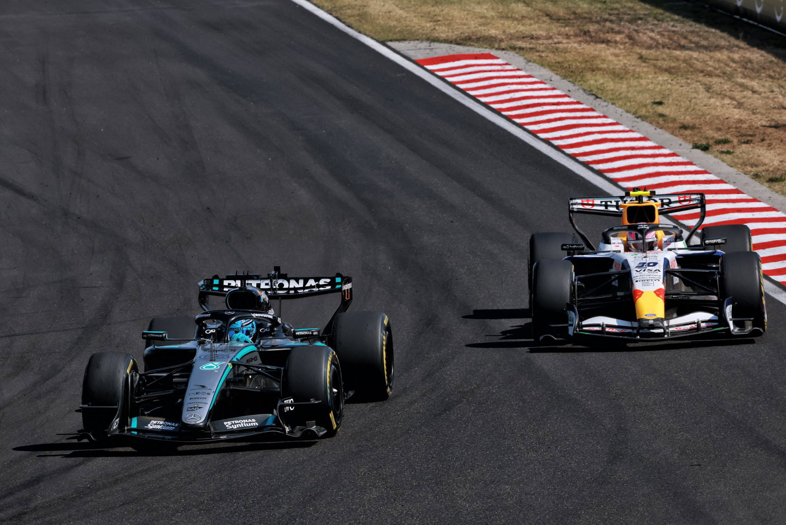 Russell battled back to seventh in Budapest 