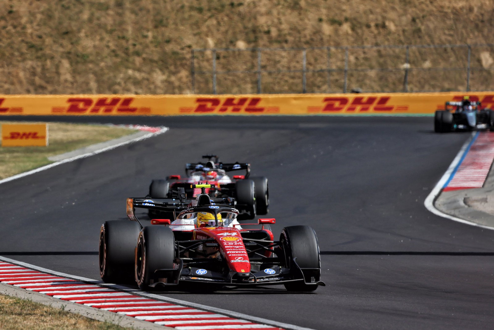 Hamilton finished fourth on the road but was demoted to P5