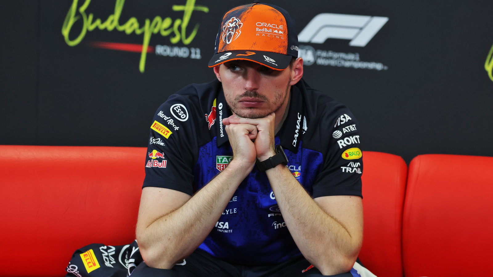 Verstappen was not impressed with the lapped cars 