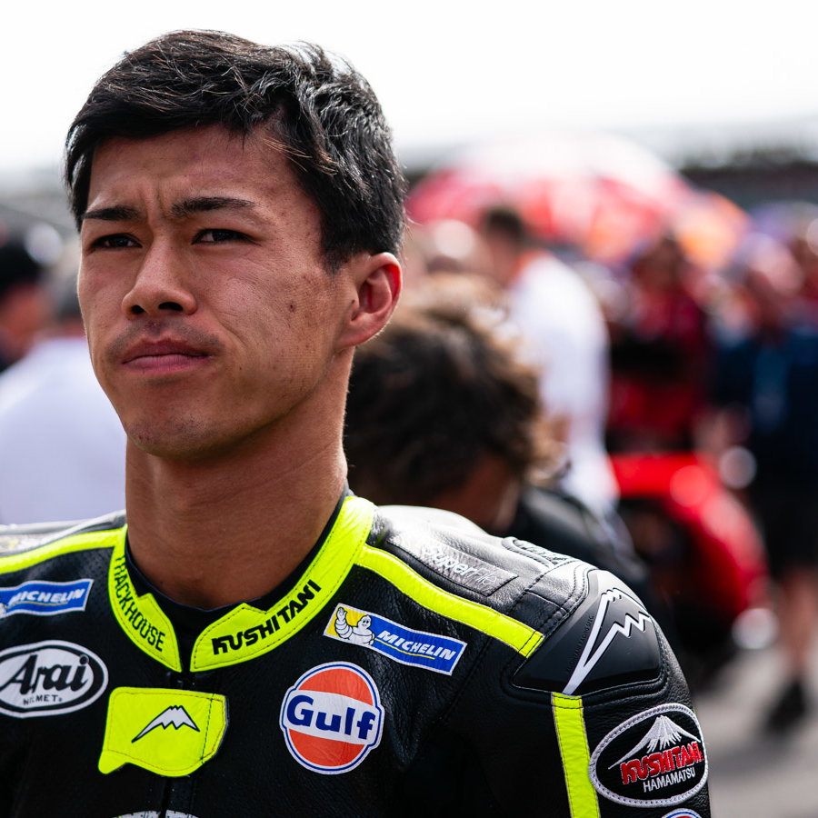 Ai Ogura, 2026 MotoGP British Grand Prix, grid. Credit: Tony Goldsmith.