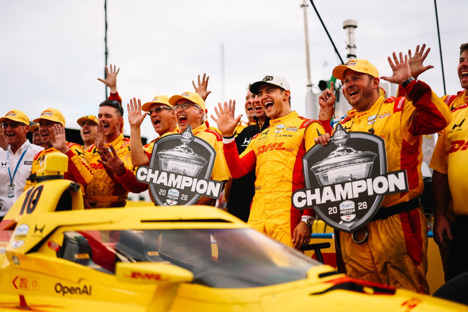 A five-time champion in record speed