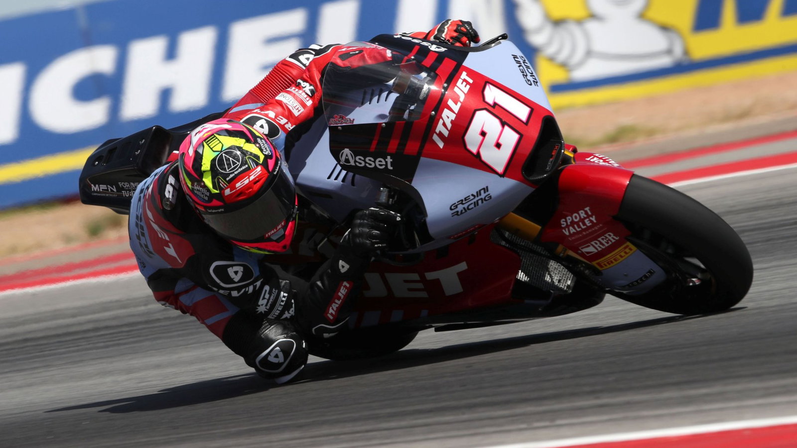 Alonso Lopez retuned to winning ways in the Moto2 race at Aragon