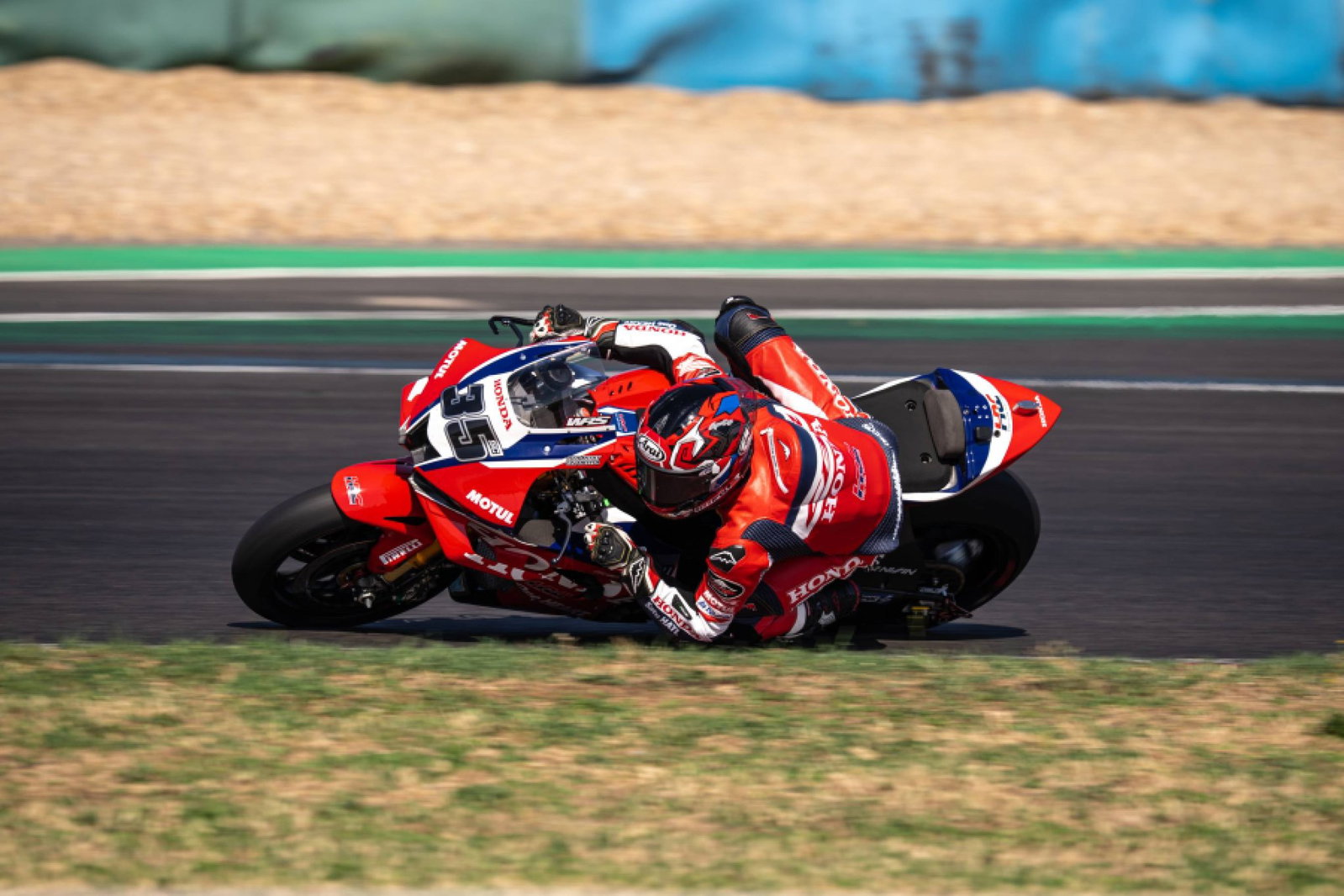 Somkiat Chantra, August 2026 Magny-Cours HRC WorldSBK Test. Credit: Honda Racing Corporation.