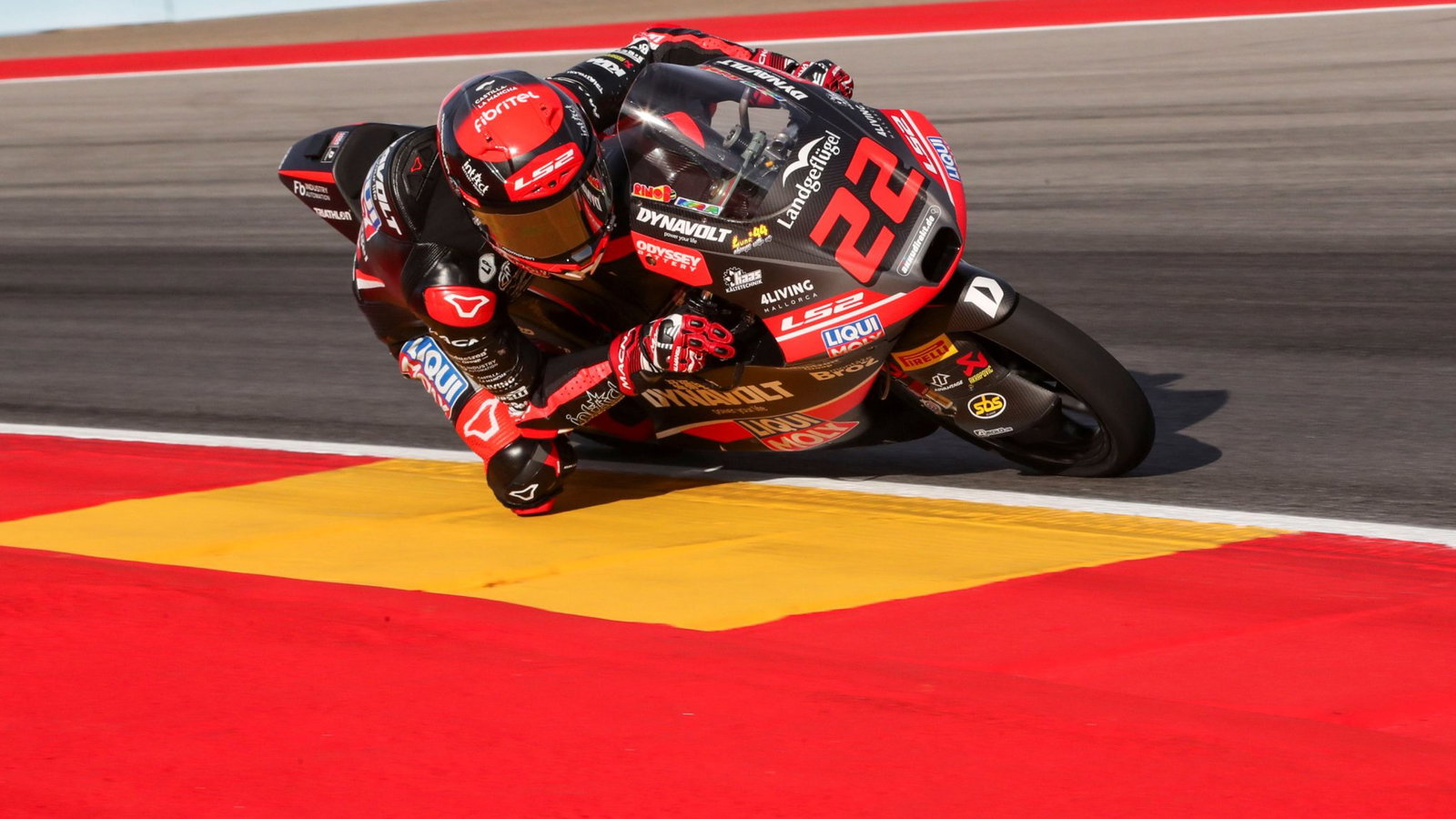 David Almansa was fastest in Moto3 on the opening day of the Aragon Grand Prix weekend.