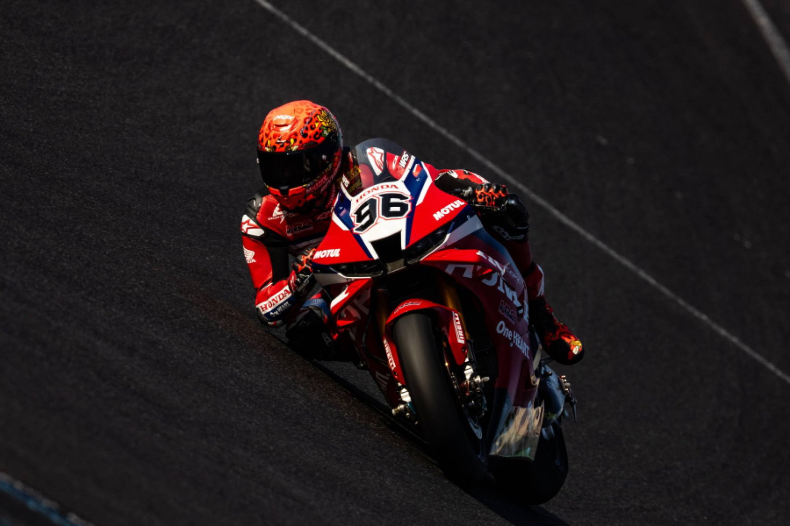 Jake Dixon, August 2026 Magny-Cours HRC WorldSBK Test. Credit: Honda Racing Corporation.