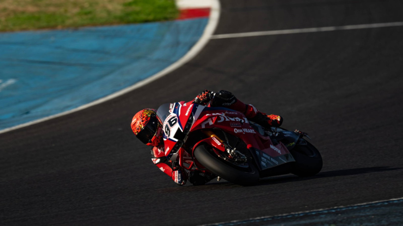 Jake Dixon completed his first laps of the Magny-Cours circuit at a HRC test.
