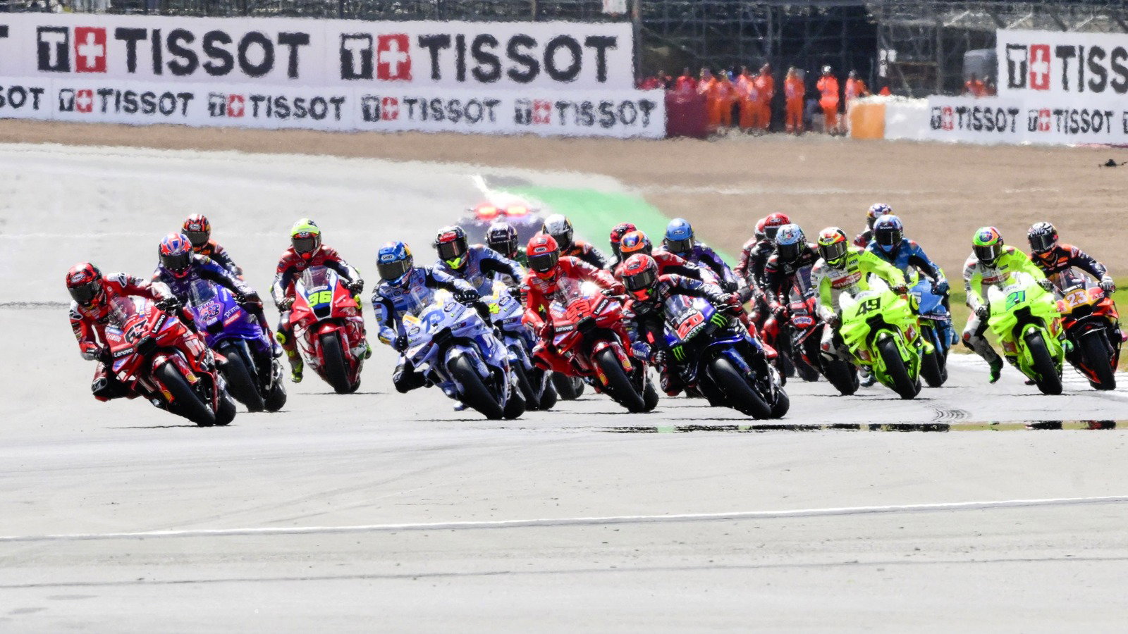 Start, 2025 British MotoGP.