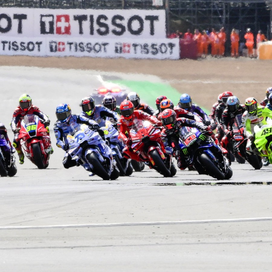 Start, 2025 British MotoGP.