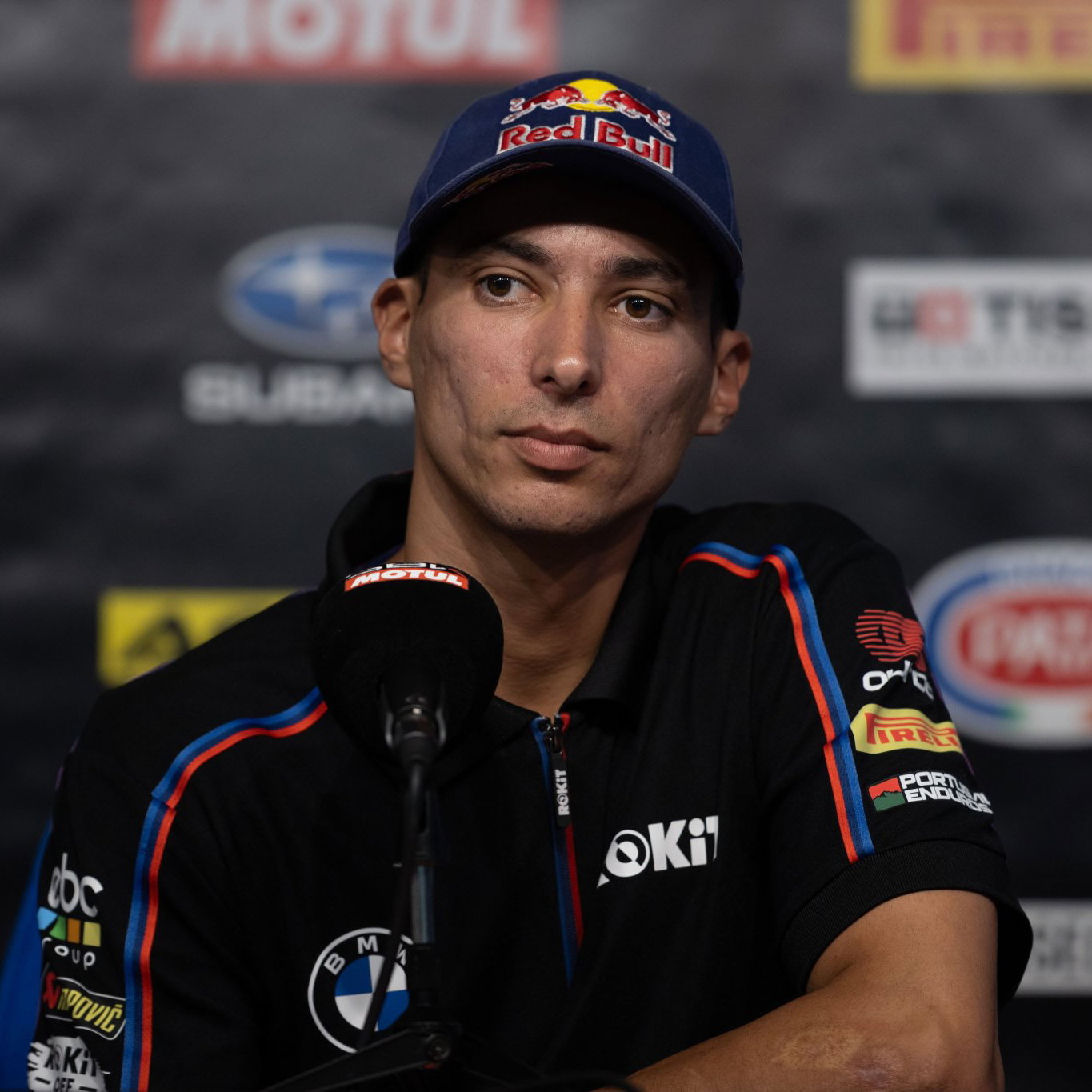 Toprak Razgatlioglu, 2025 Spanish WorldSBK, pre-event press conference. Credit: Gold and Goose.