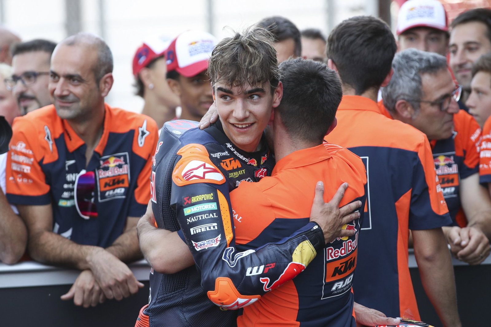 Brian Uriarte, 2026 Moto3 Italian Grand Prix, parc ferme. Credit: Gold and Goose.