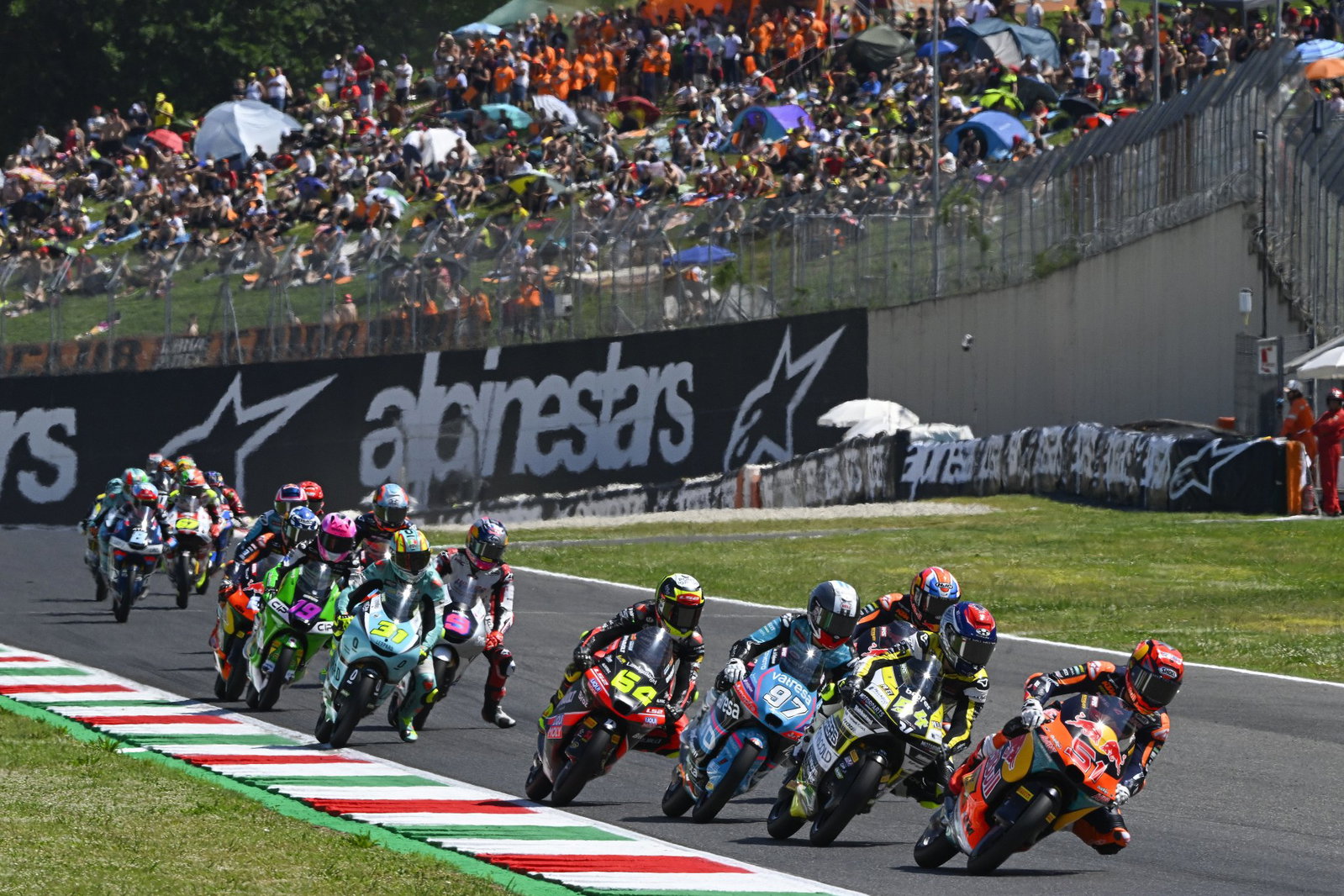Brian Uriarte leads 2026 Moto3 Italian Grand Prix. Credit: Gold and Goose.