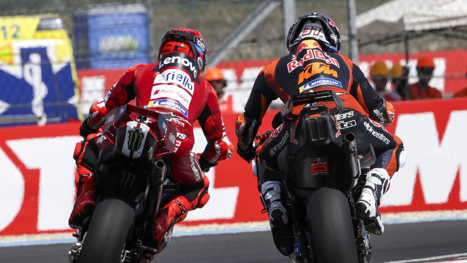 Marc Marquez, Pedro Acosta, 2026 Hungarian MotoGP.