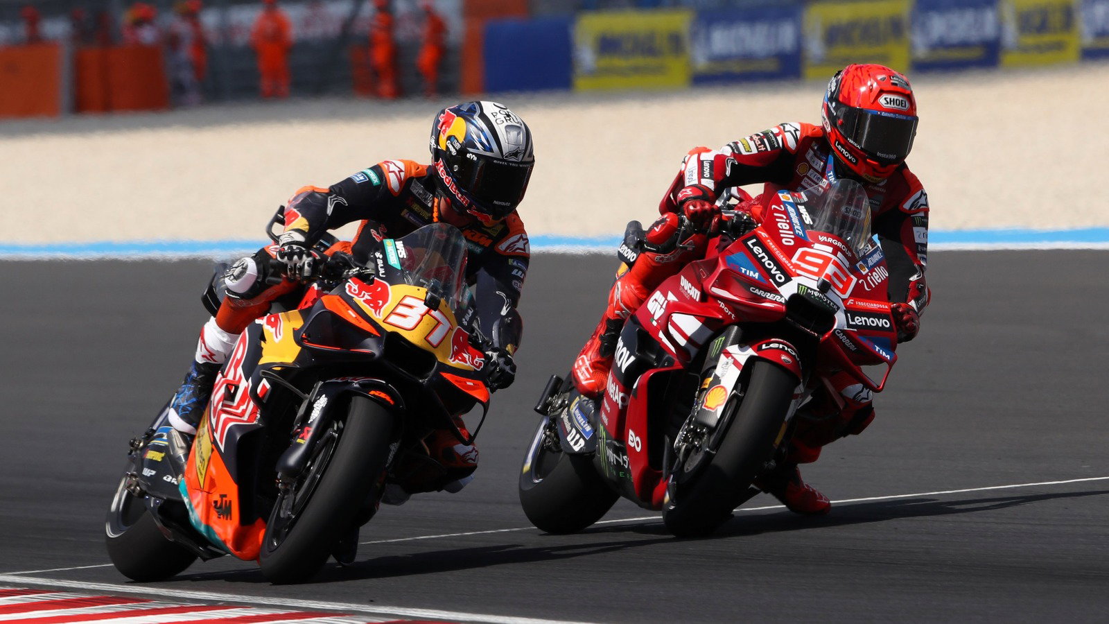 Pedro Acosta, Marc Marquez.