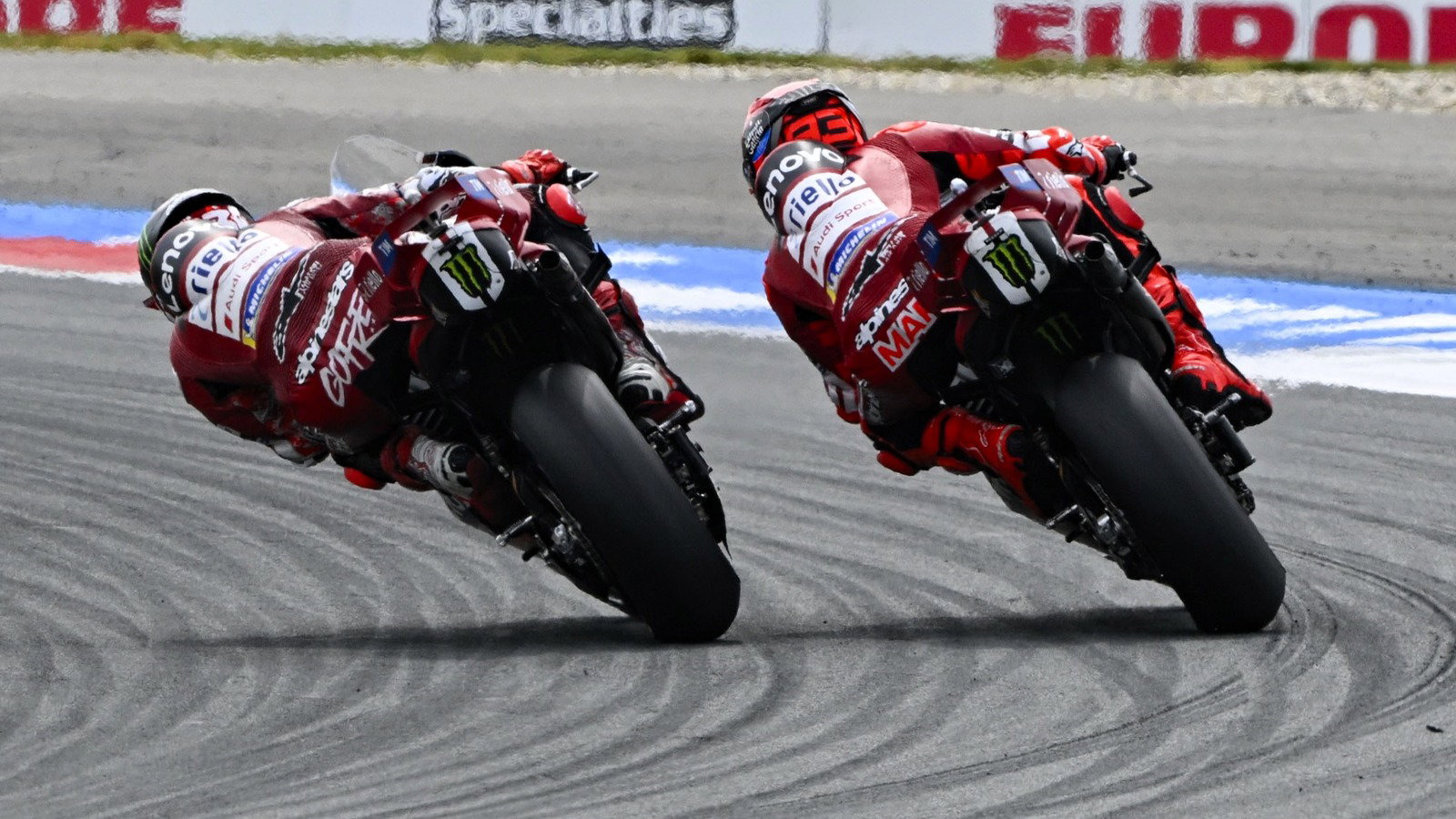 Pecco Bagnaia, Marc Marquez.