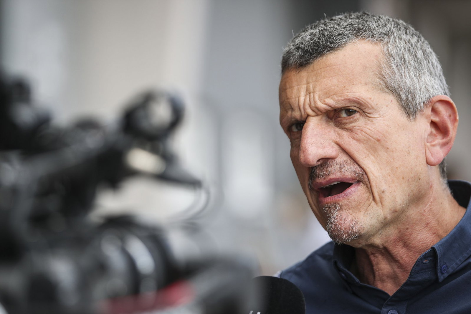 Steiner was not amused by Norris' actions