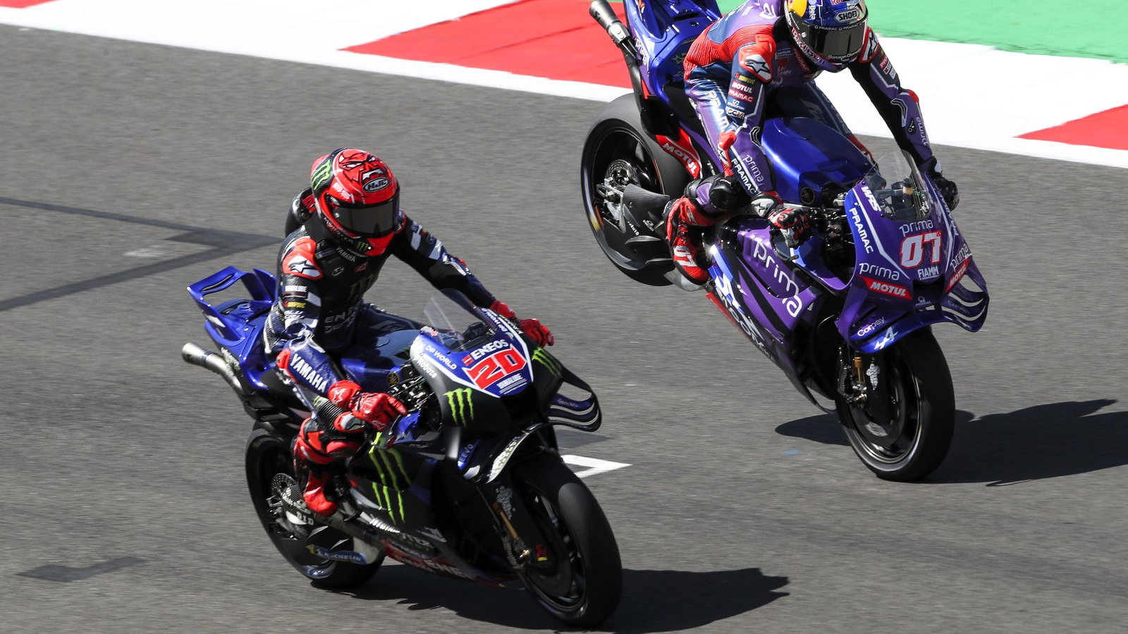 Fabio Quartararo, Toprak Razgatlioglu, 2026 Silverstone MotoGP.