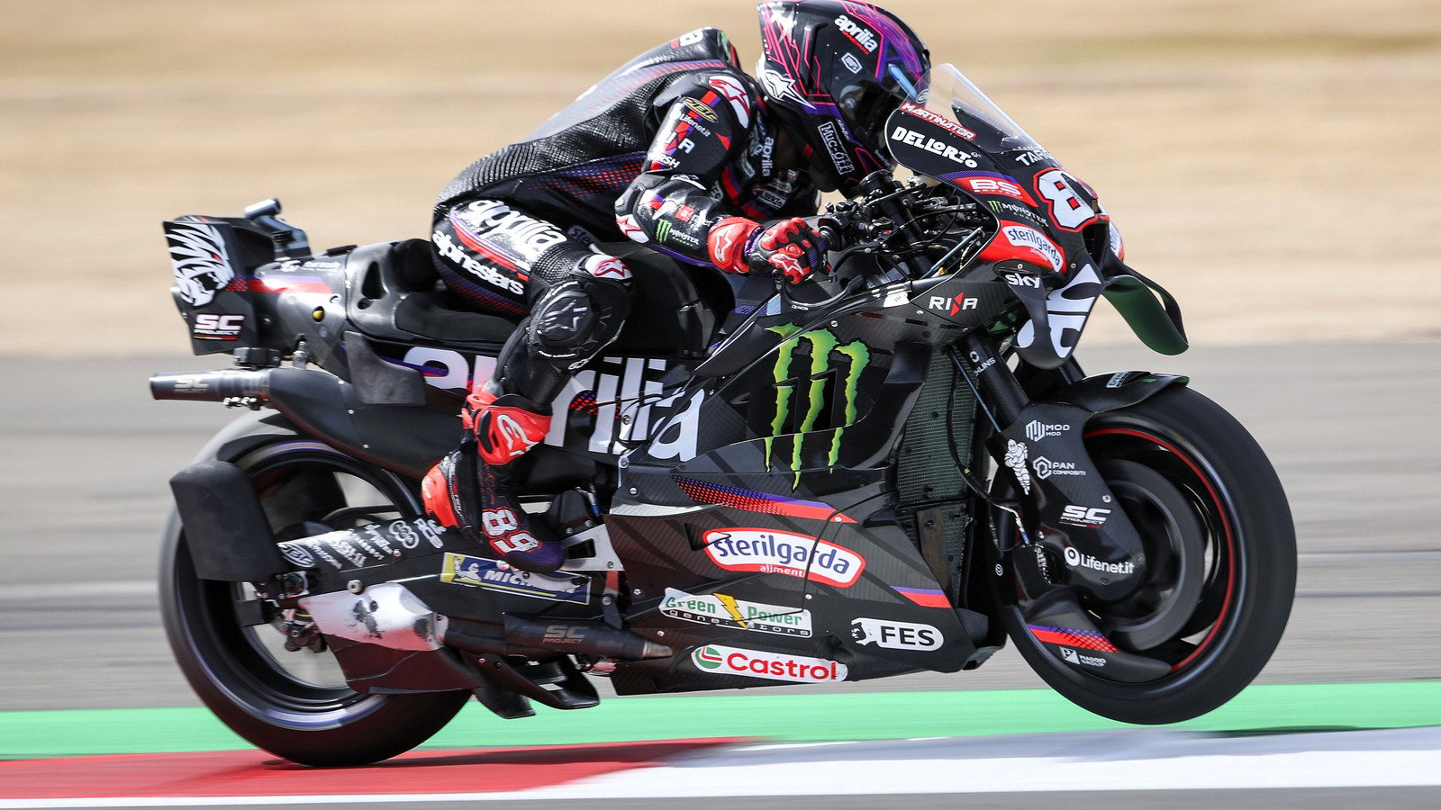 Jorge Martin will start on pole position at Silverstone.
