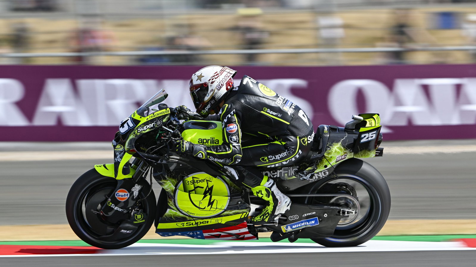 Raul Fernandez crashed out of the Silverstone sprint