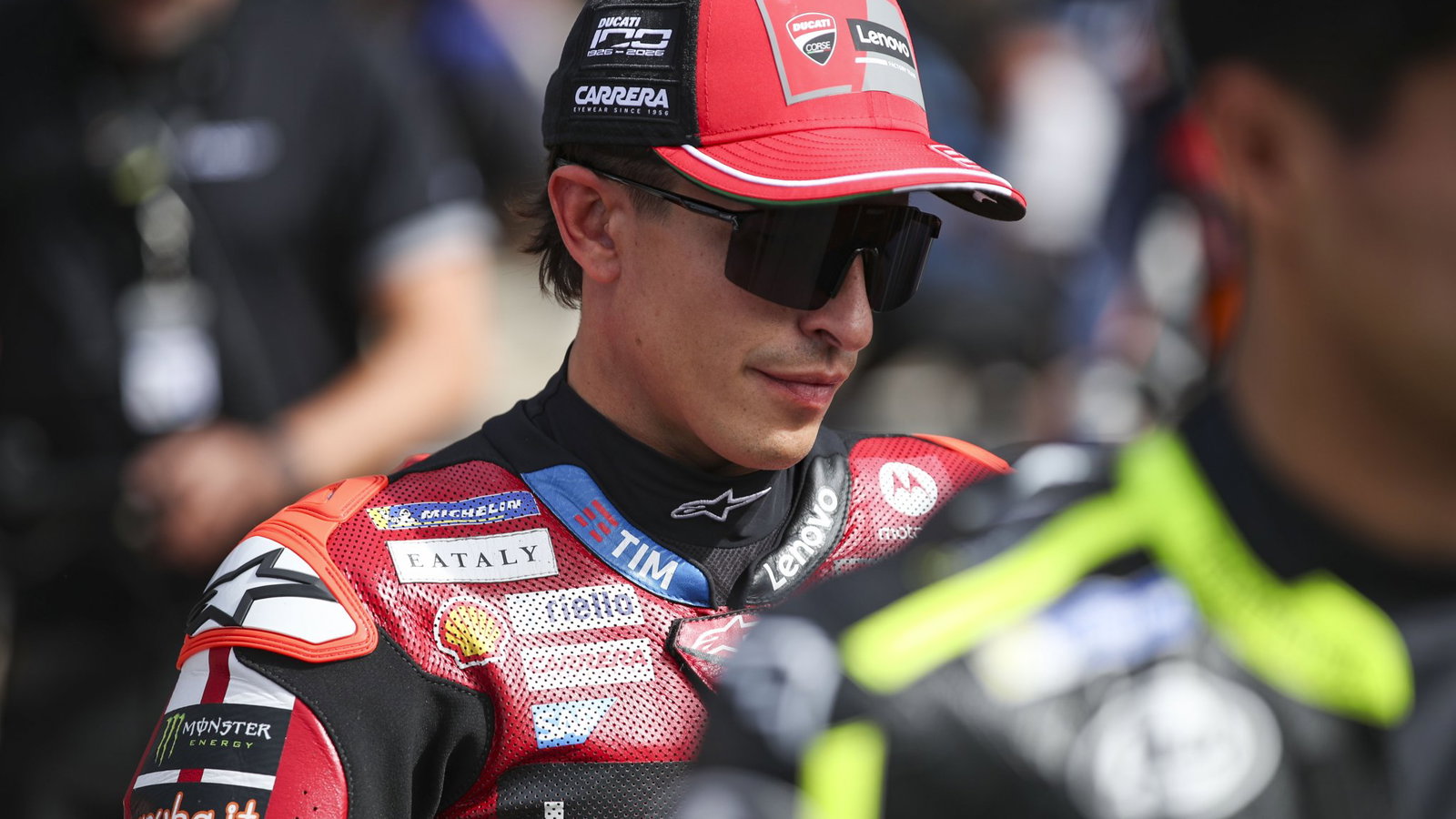 Marc Marquez struggled to ninth in the Silverstone sprint