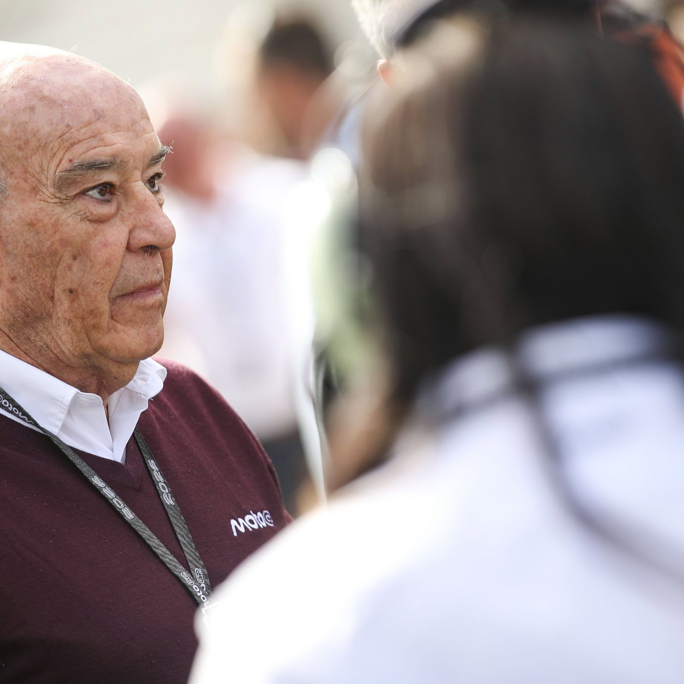 Carmelo Ezpeleta at 2026 MotoGP British Grand Prix. Credit: Gold and Goose.