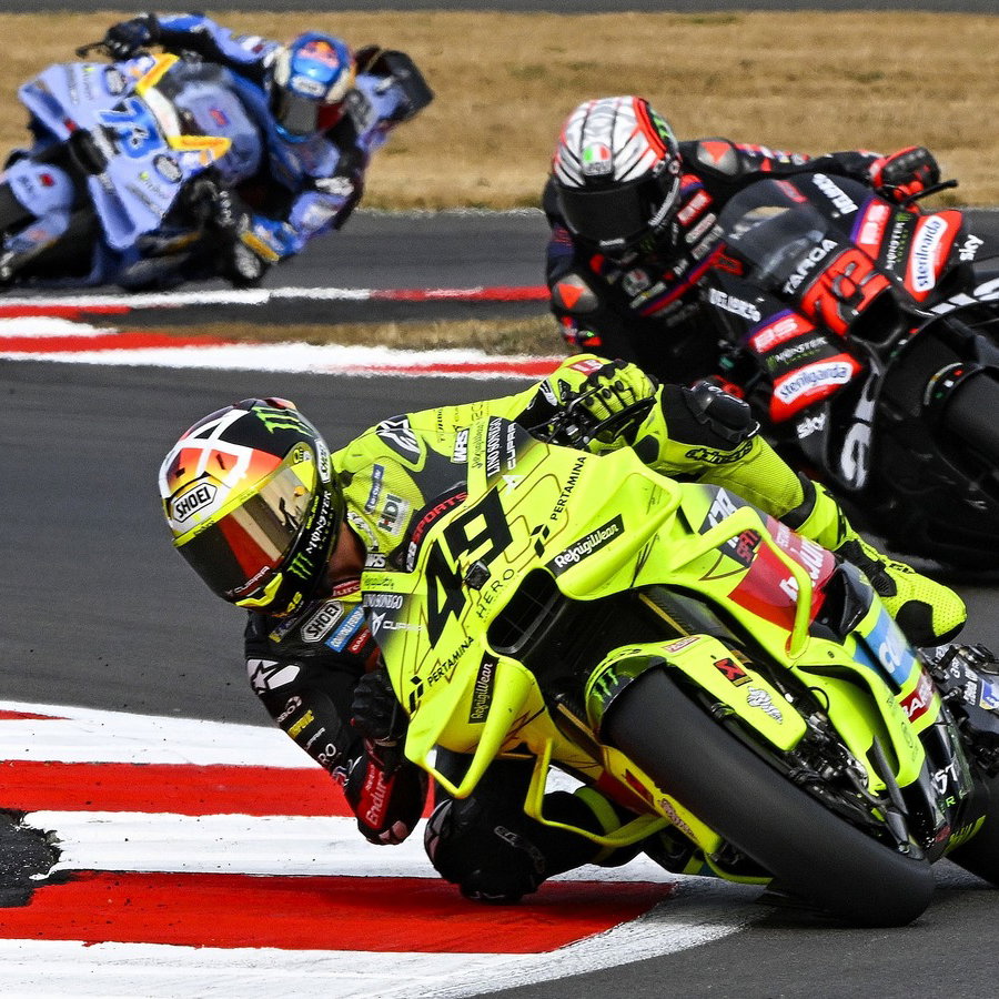 Fabio di Giannantonio,Marco Bezzecchi, Alex Marquez, 2026 Silverstone MotoGP Sprint.