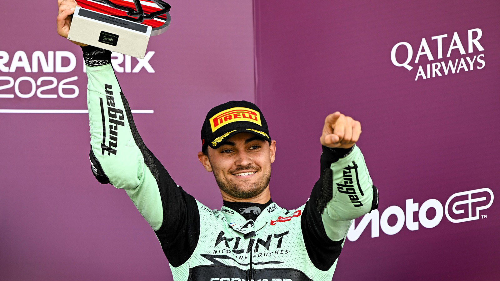 Alex Escrig, 2026 Silverstone Moto2 Race.