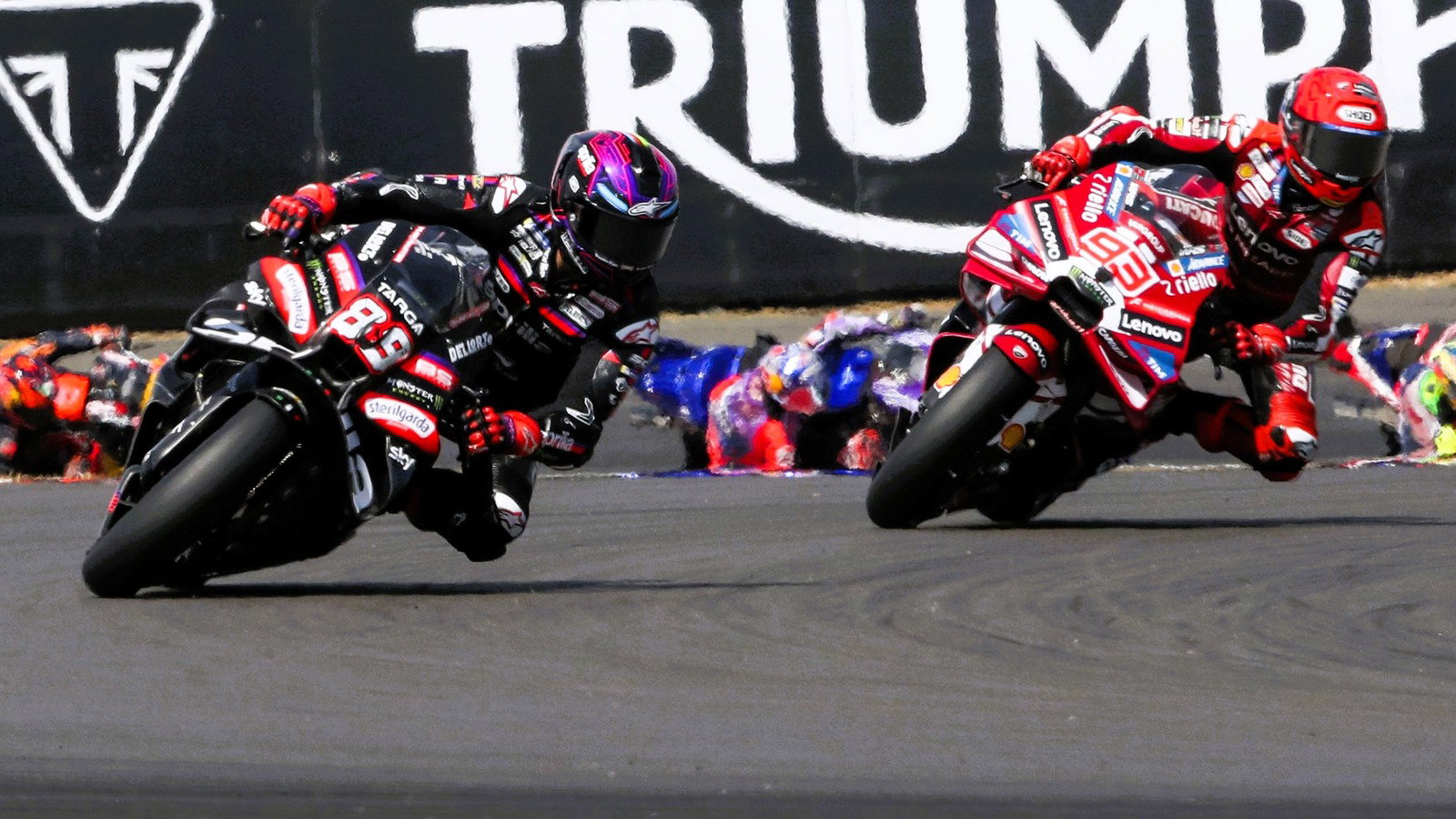 Jorge Martin, Marc Marquez, 2026 Silverstone MotoGP.