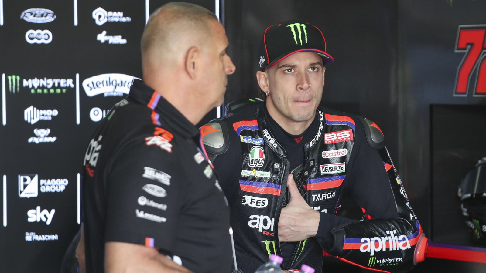 Marco Bezzecchi was fastest in Practice at the Aragon MotoGP