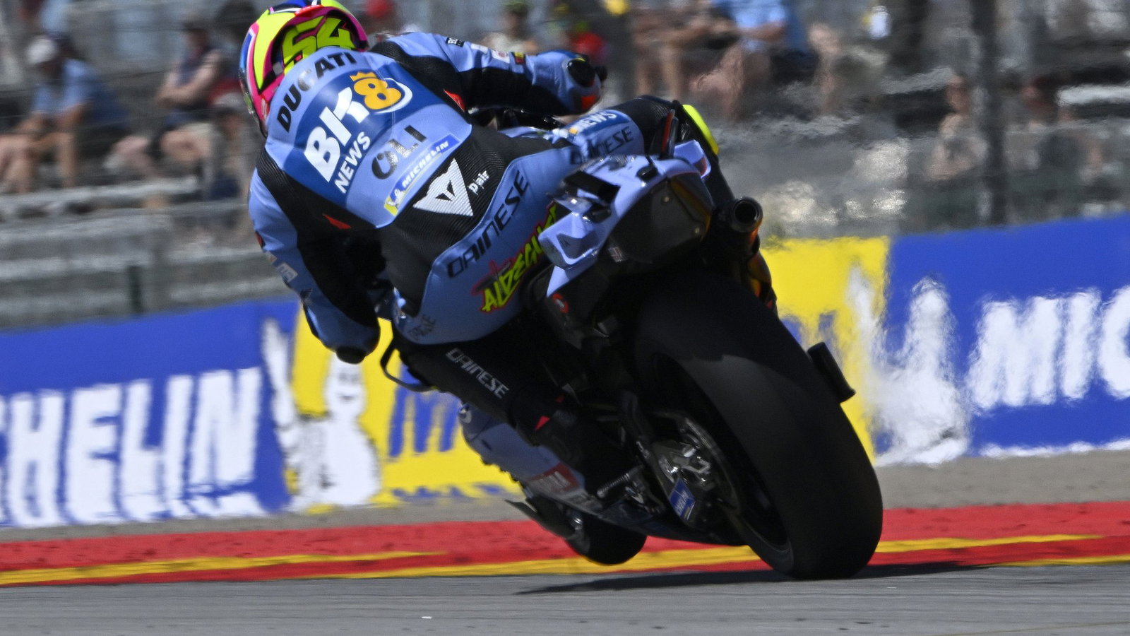 Fermin Aldeguer raced for the first time since June at the Aragon MotoGP, finishing sixth.