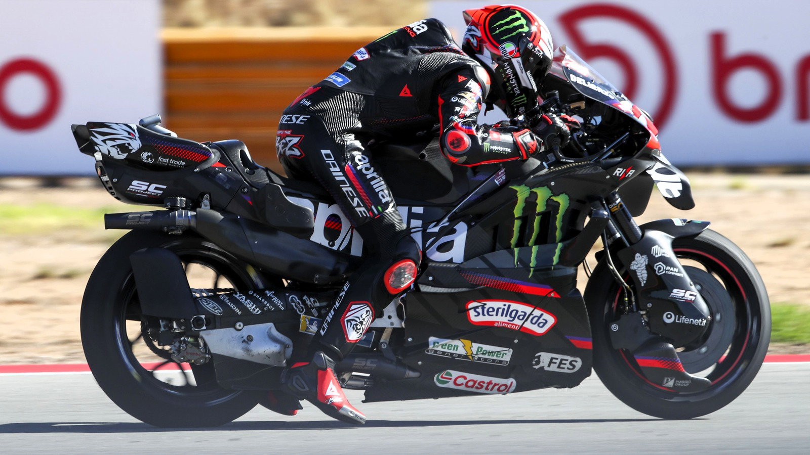 All of Saturday's results from the Aragon MotoGP.