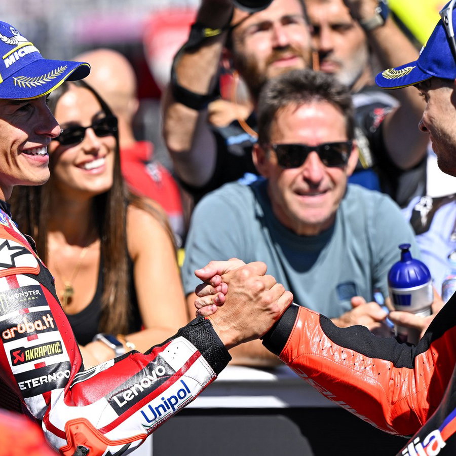 Marc Marquez, Marco Bezzecchi, 2026 Aragon MotoGP qualifying.