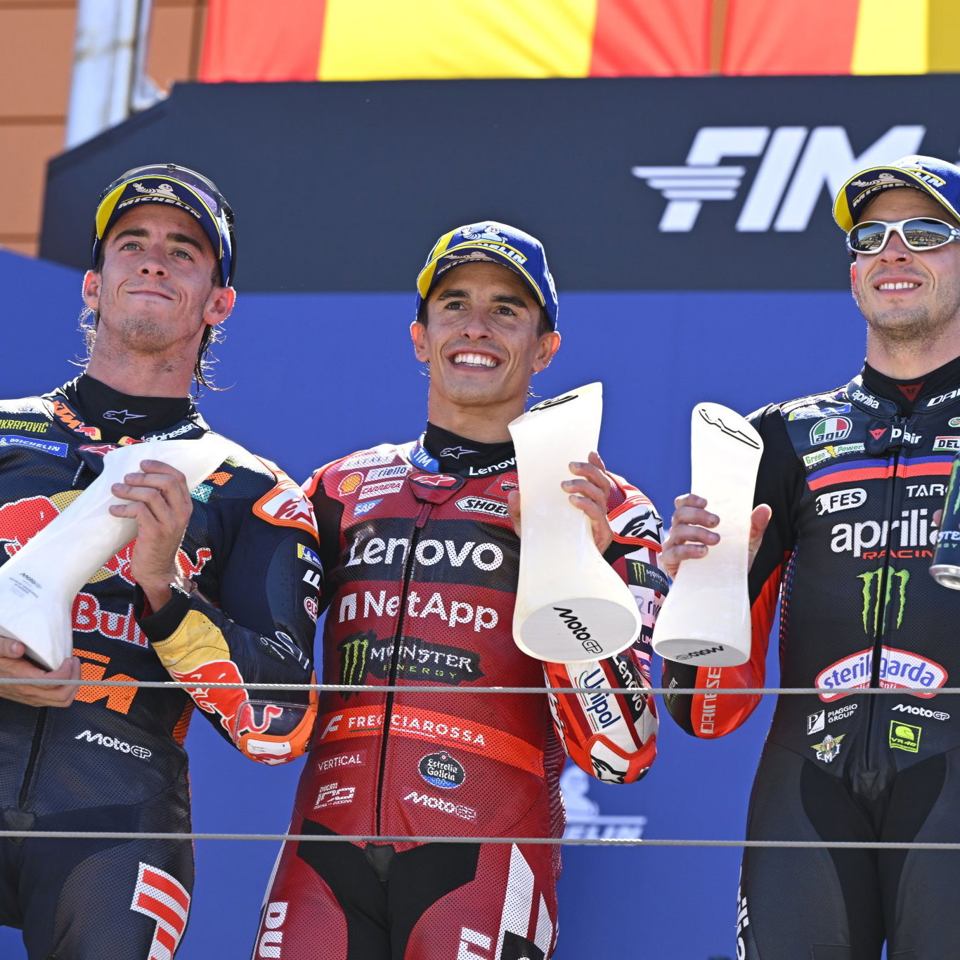 2026 Aragon MotoGP podium