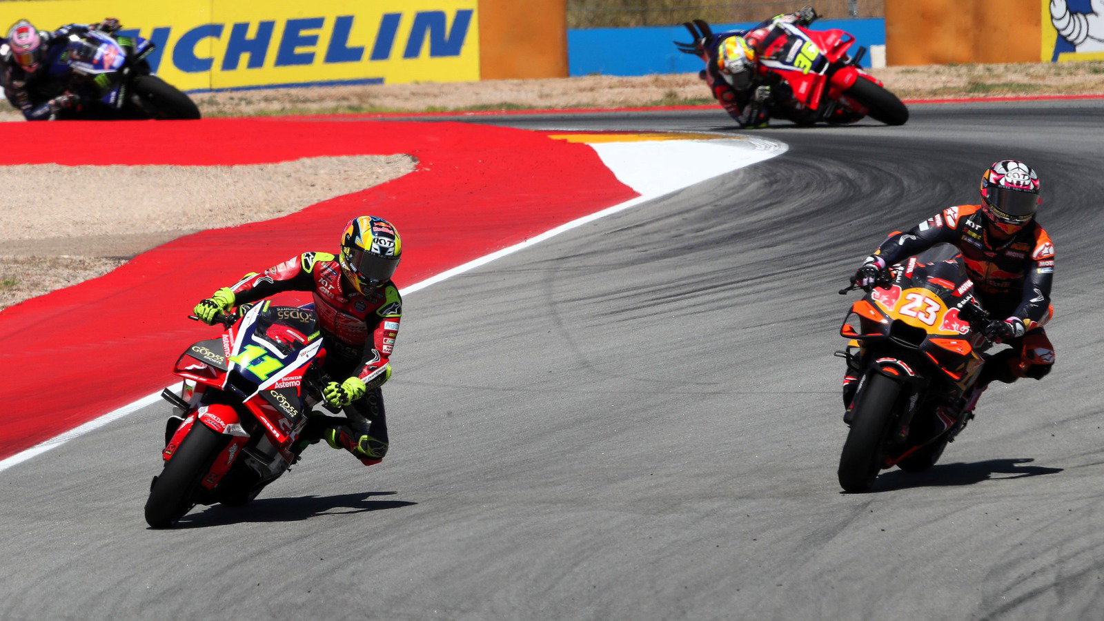 Diogo Moreira, Enea Bastianini, 2026 Aragon MotoGP. 
