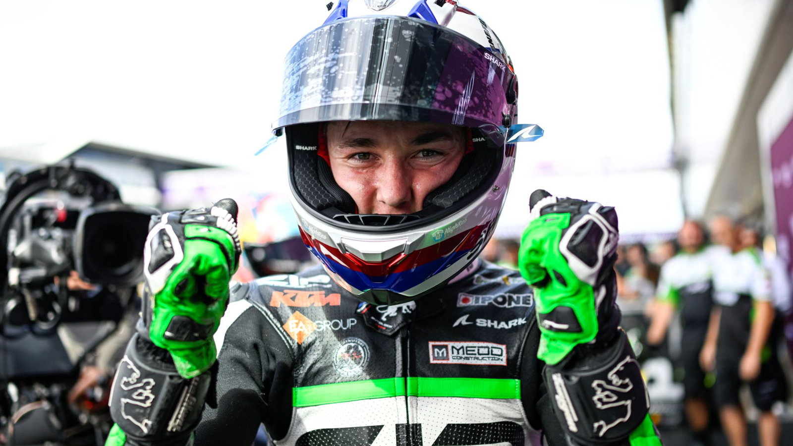 Scott Ogden becomes the first British Moto3 rider to claim pole at the British GP