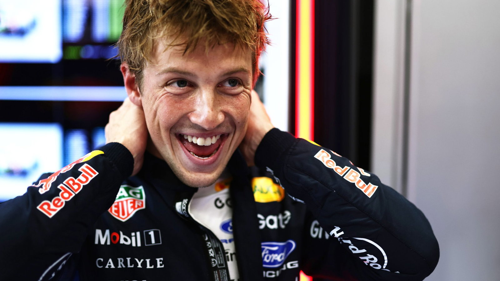 Lawson impressed on a surprise return to Red Bull 
