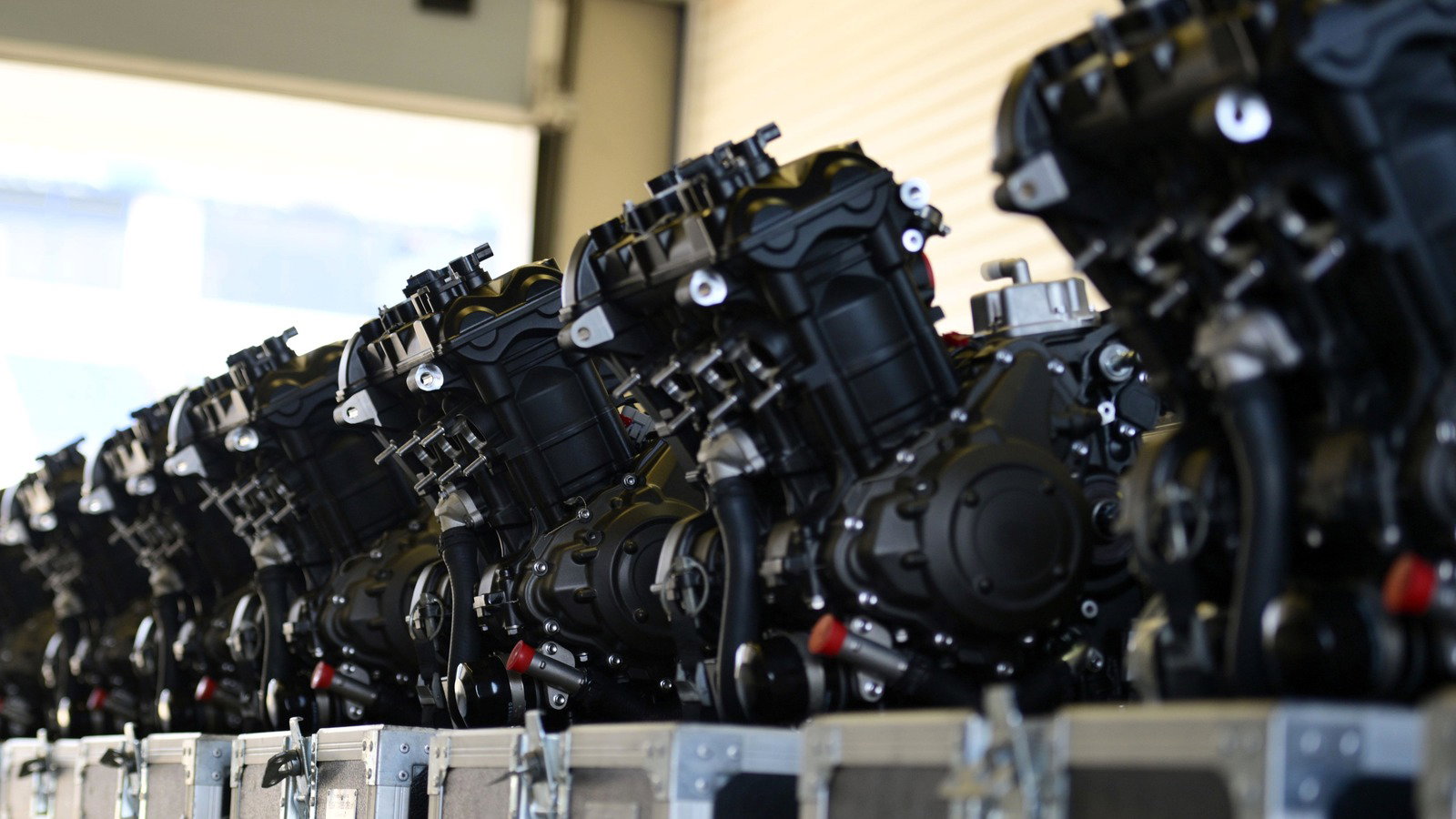 Triumph Moto2 engines.