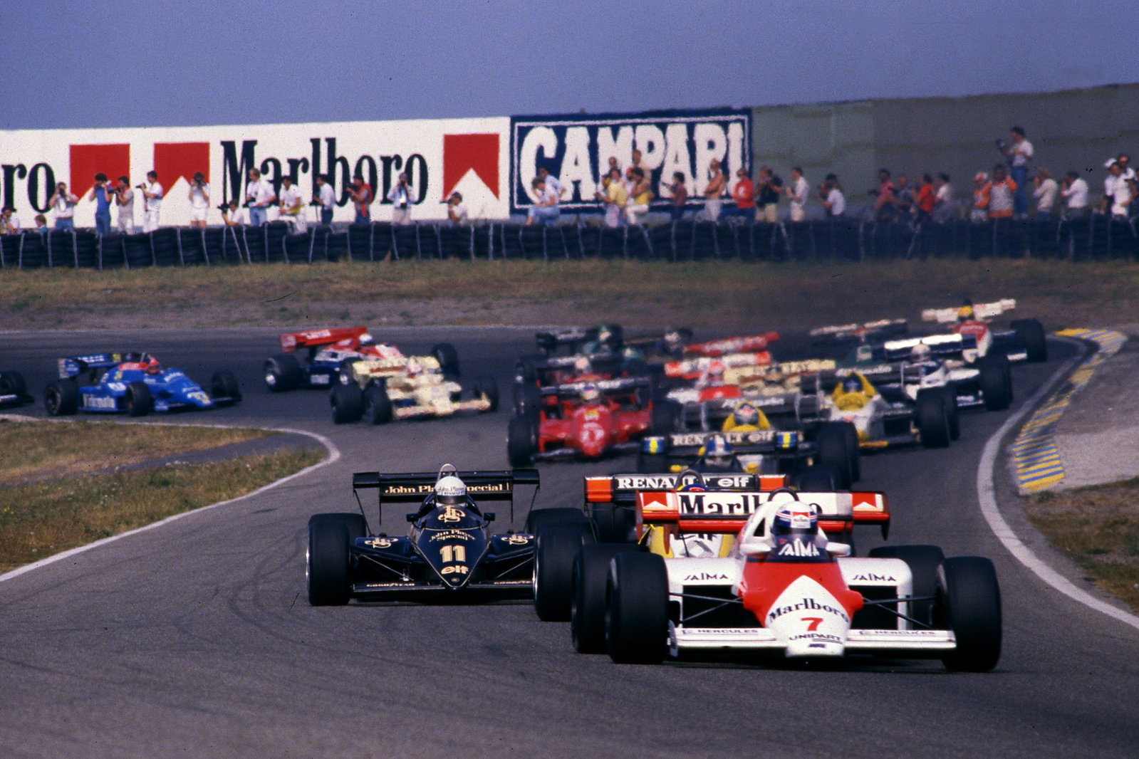 Prost leads at Zandvoort