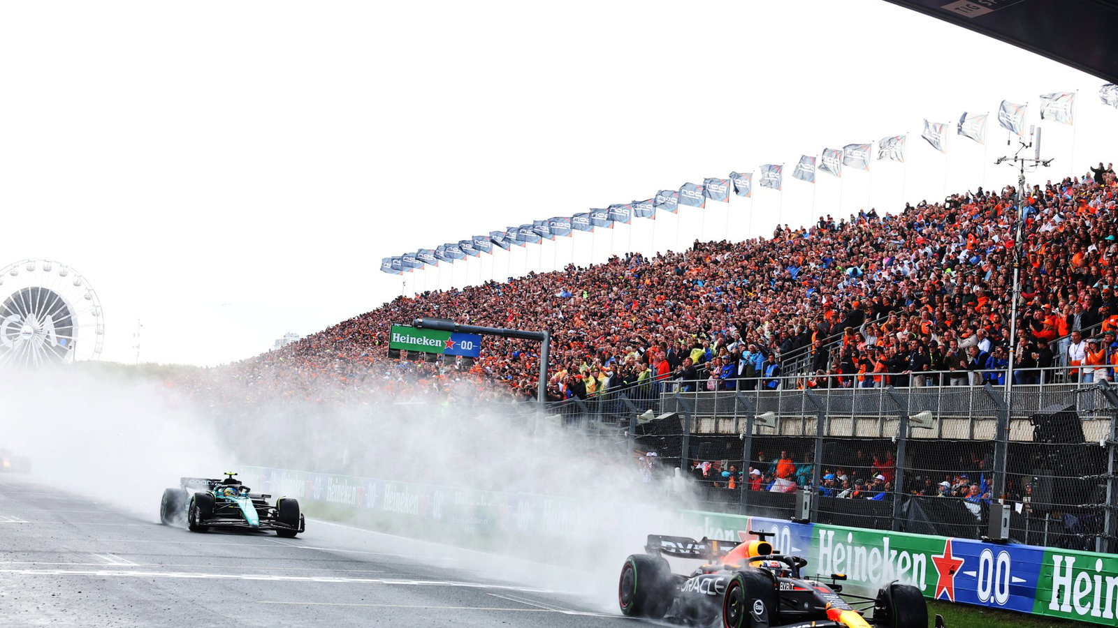 Rain hit the 2023 Dutch Grand Prix at Zandvoort