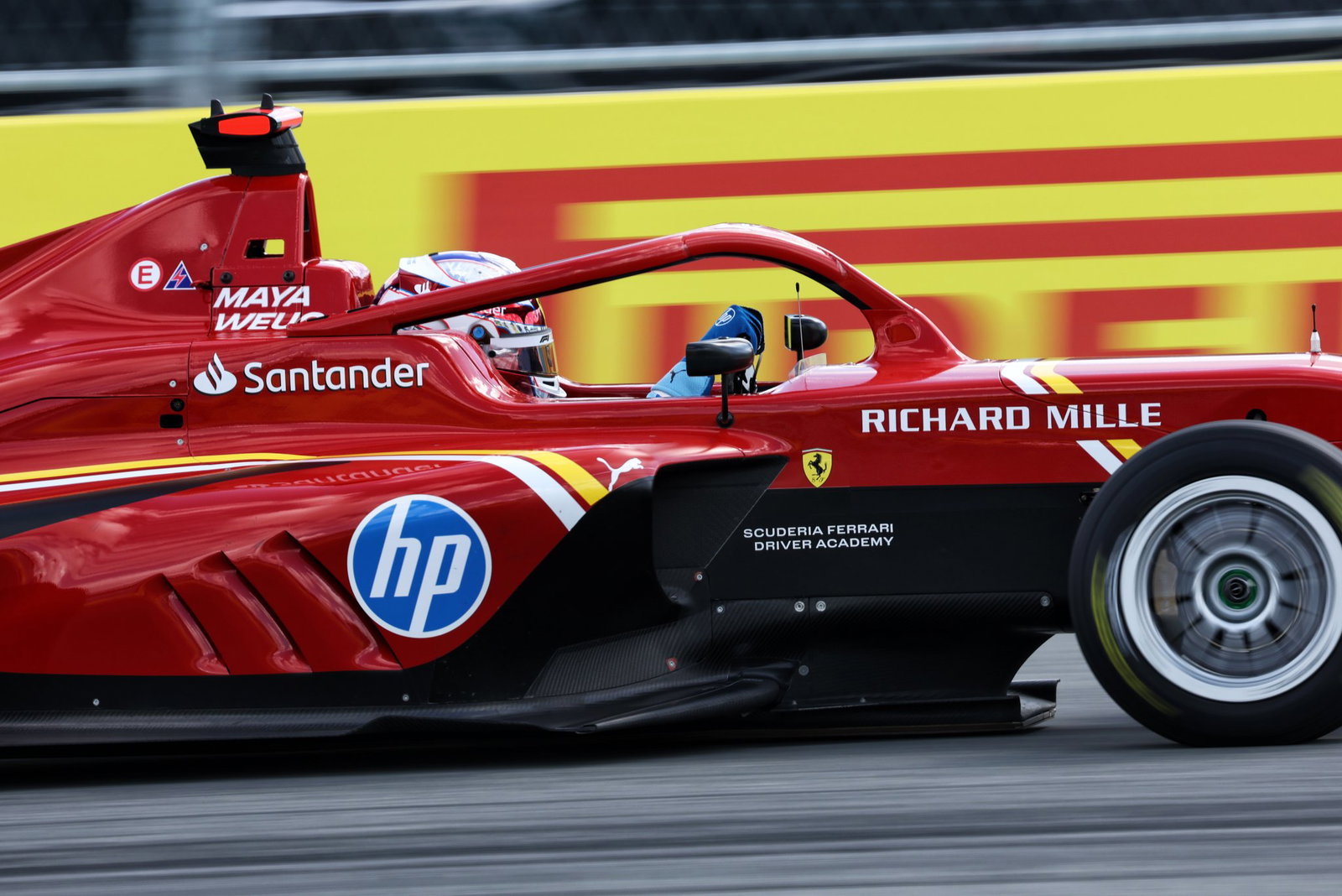Weug won three races in F1 Academy last term