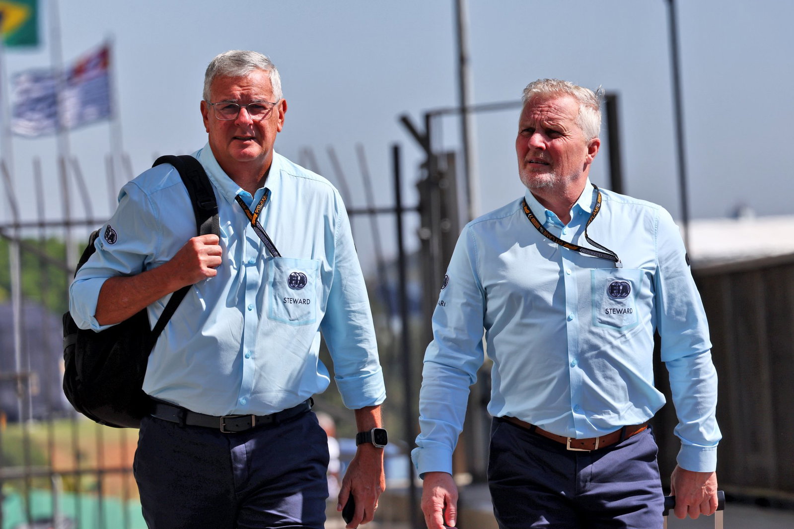 Herbert in the F1 paddock