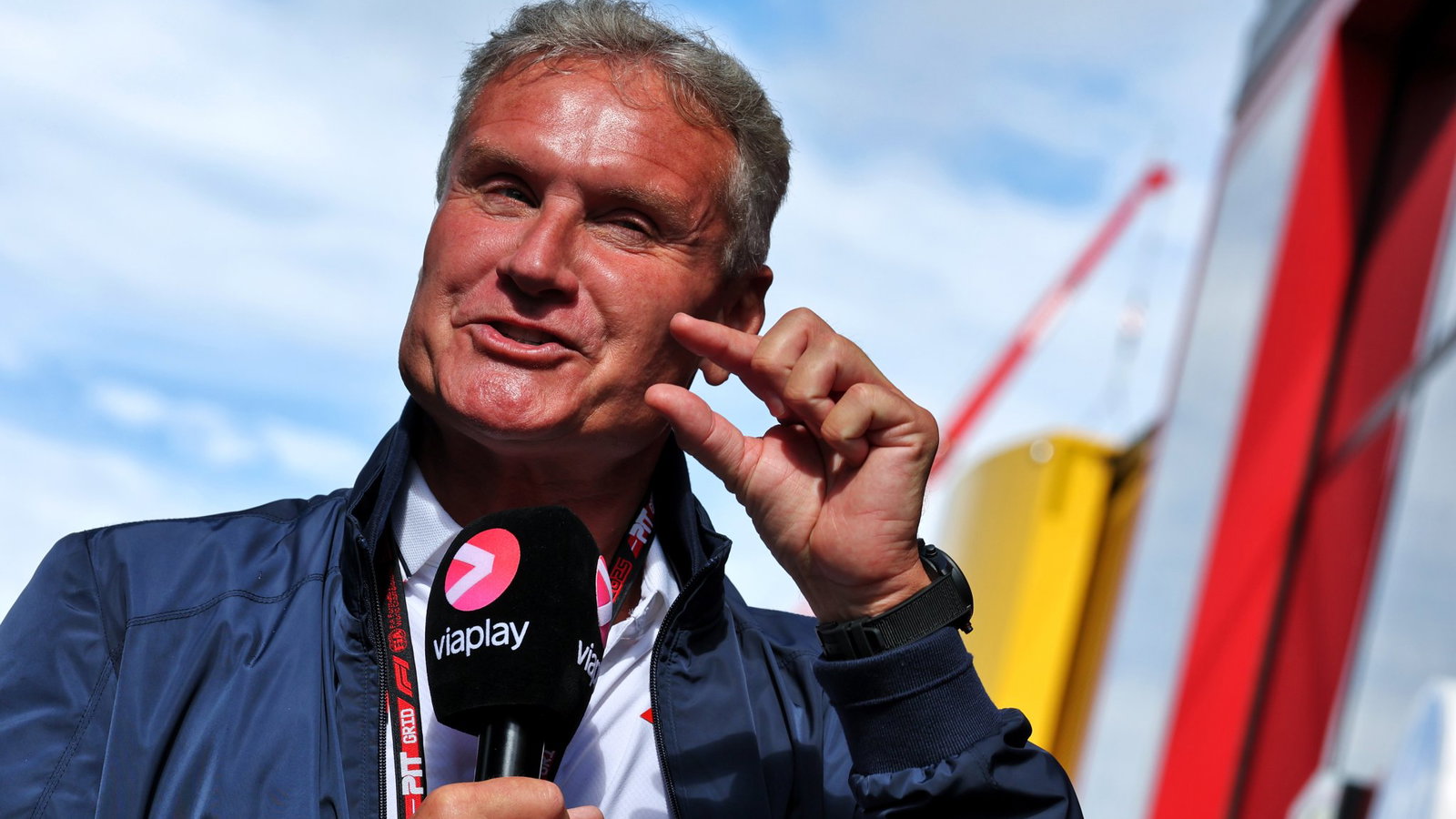 Coulthard in the F1 paddock