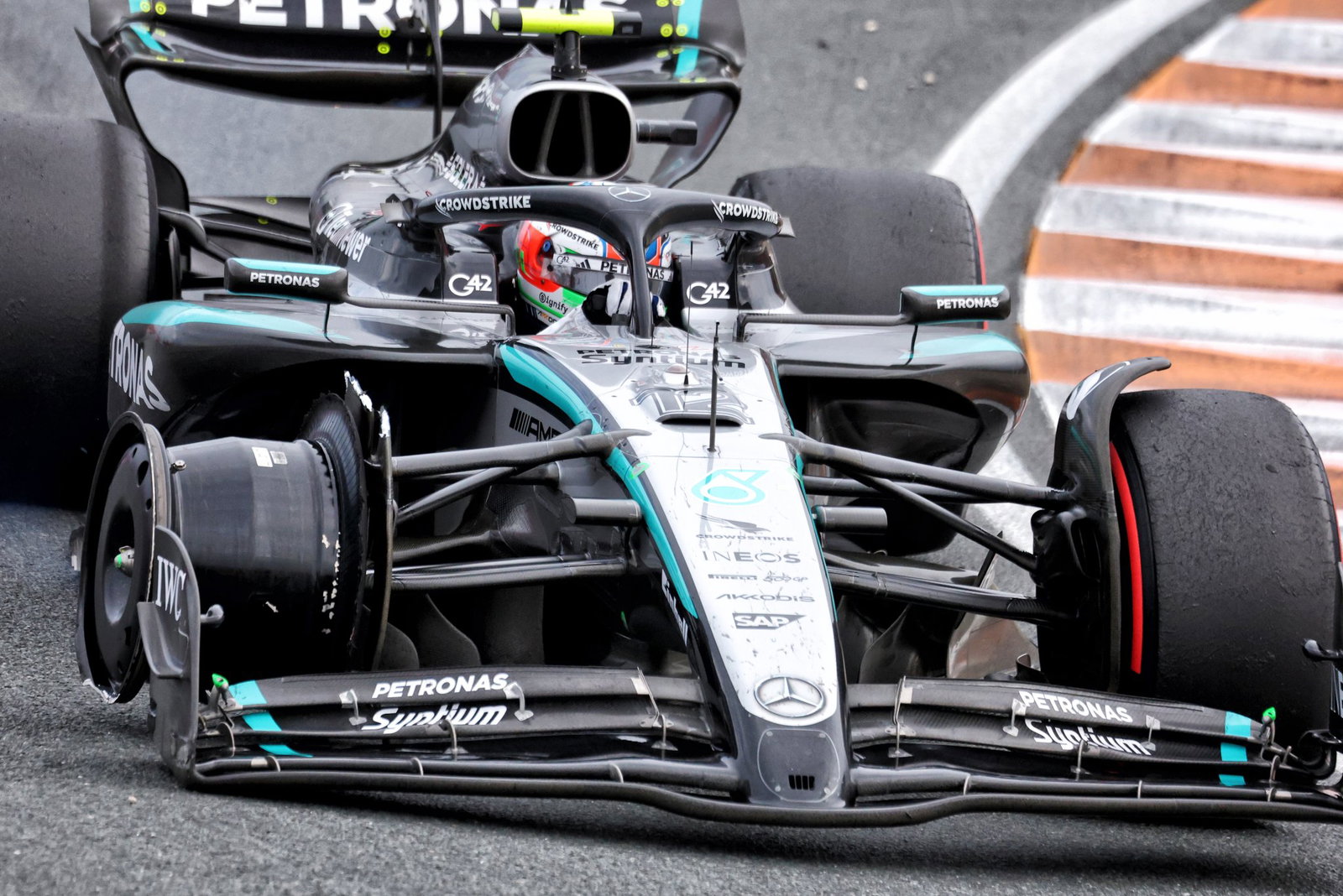 Mercedes hasn't always had the best luck at Zandvoort