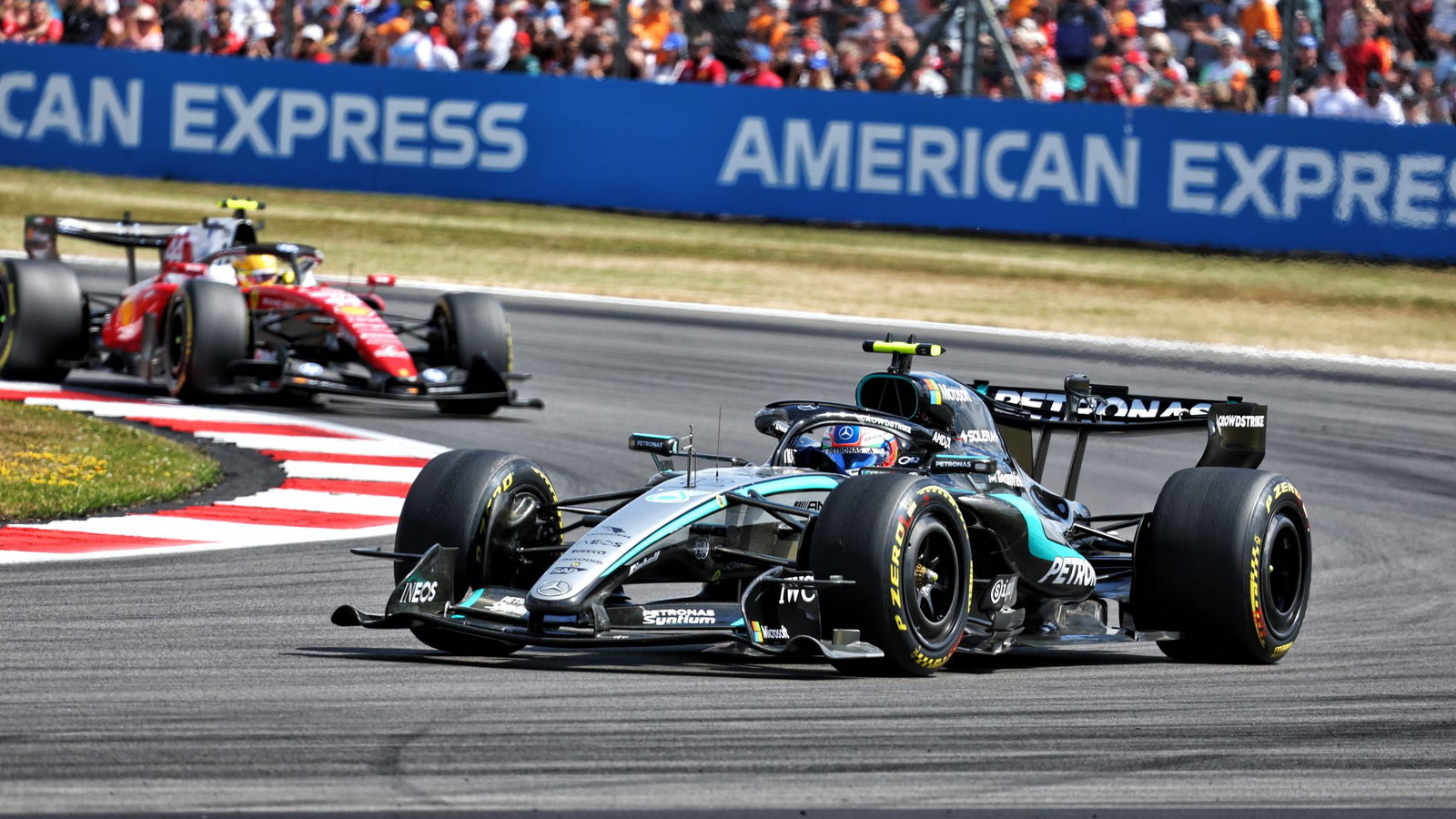 Antonelli won the Silverstone sprint from Hamilton 